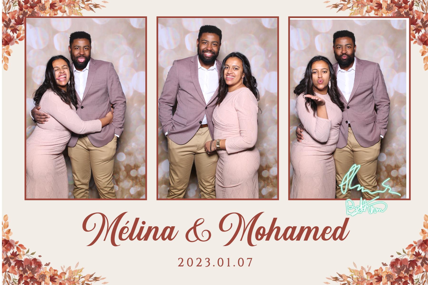 Melina & Mohamed | View more photos from the event at gallery.myselfiemirror.ca/u/romanmyselfiemirrorca/Melina-Mohamed