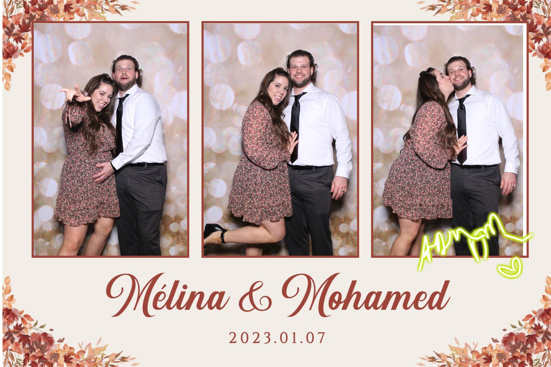Melina & Mohamed | View more photos from the event at gallery.myselfiemirror.ca/u/romanmyselfiemirrorca/Melina-Mohamed