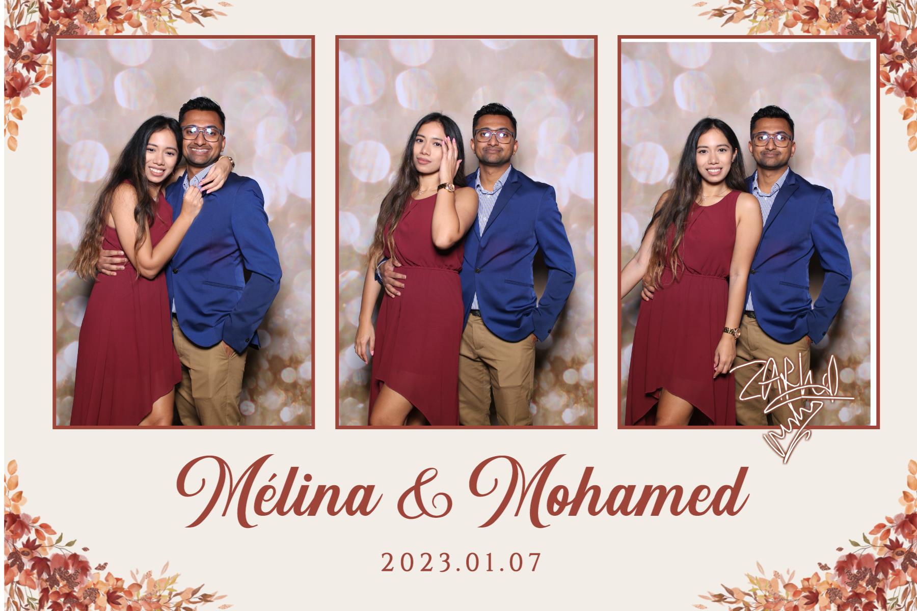 Melina & Mohamed | View more photos from the event at gallery.myselfiemirror.ca/u/romanmyselfiemirrorca/Melina-Mohamed