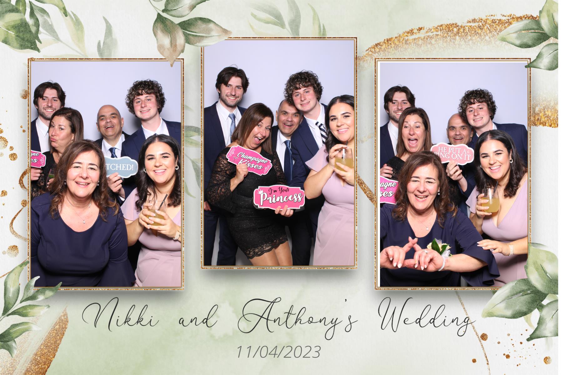 Nikki & Anthony | View more photos from the event at gallery.myselfiemirror.ca/u/romanmyselfiemirrorca/Nikki-Anthony