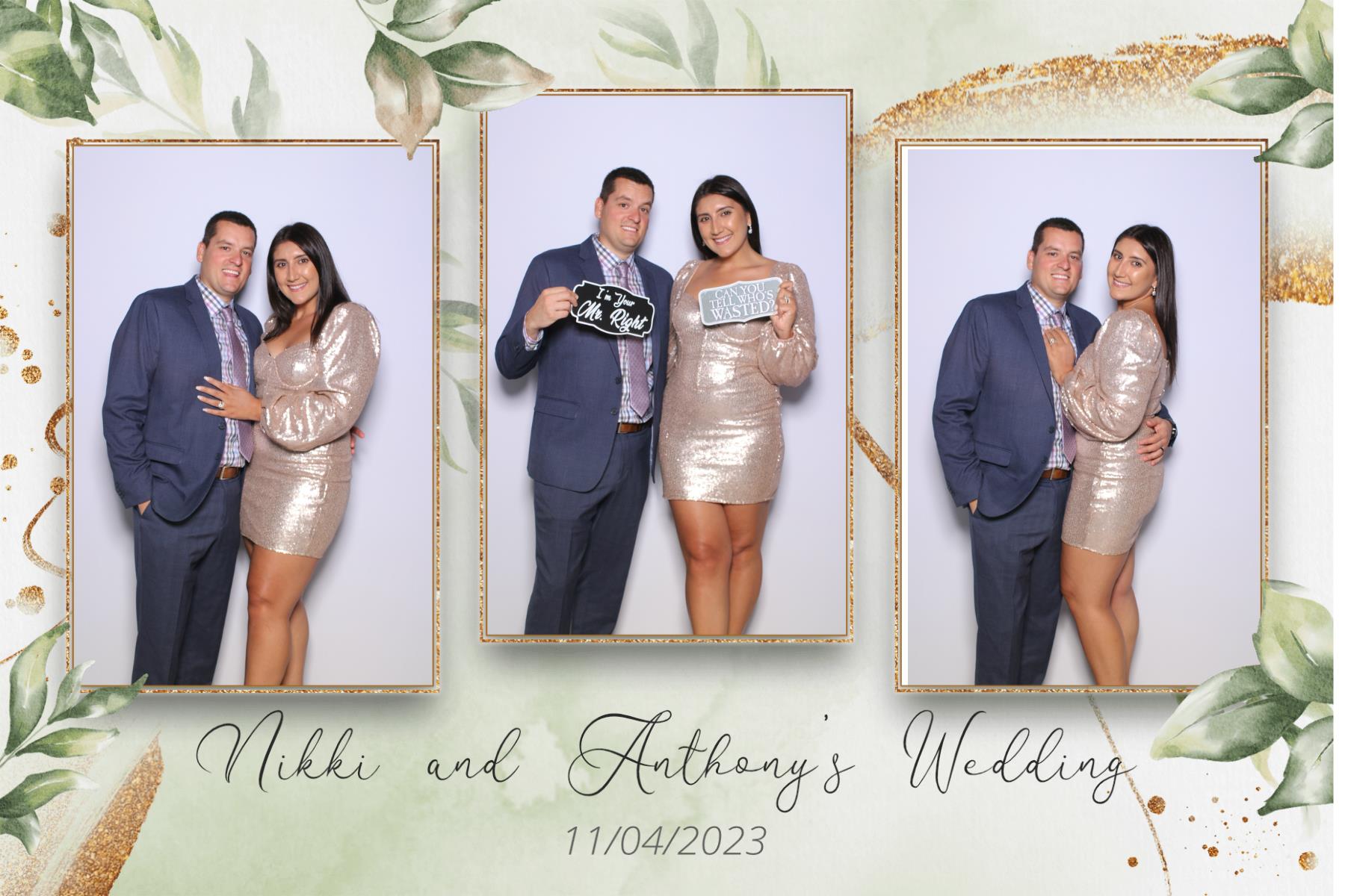 Nikki & Anthony | View more photos from the event at gallery.myselfiemirror.ca/u/romanmyselfiemirrorca/Nikki-Anthony