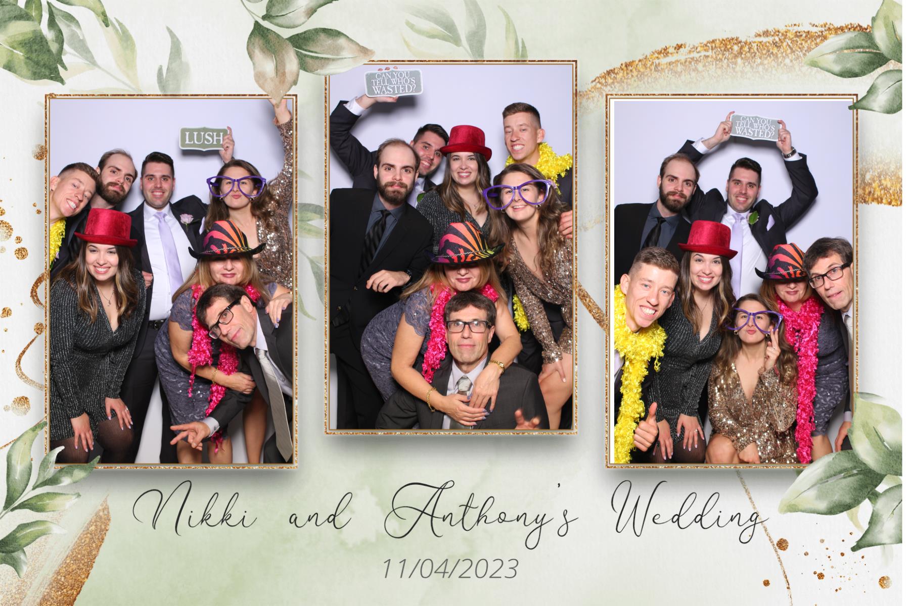 Nikki & Anthony | View more photos from the event at gallery.myselfiemirror.ca/u/romanmyselfiemirrorca/Nikki-Anthony