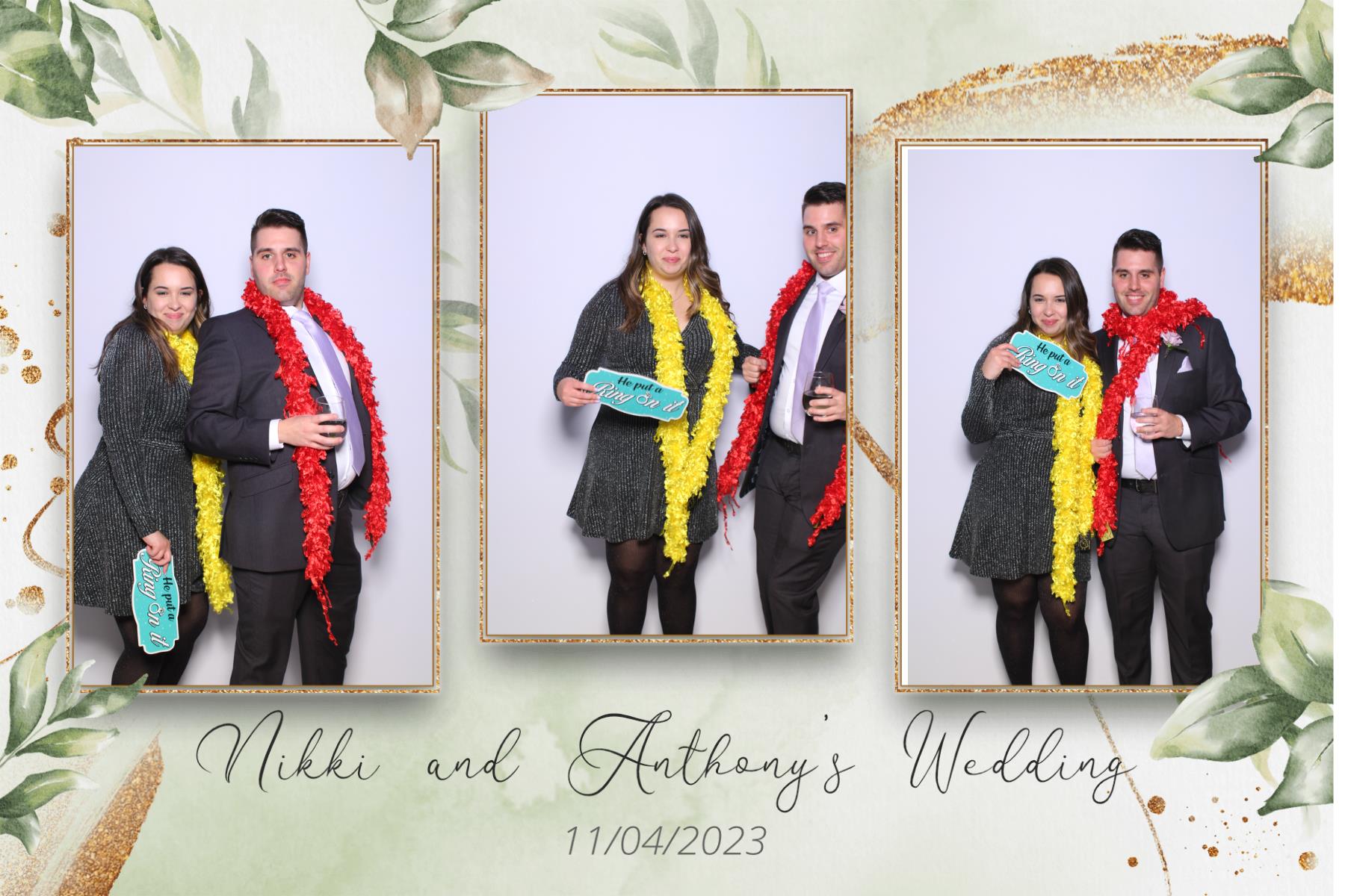 Nikki & Anthony | View more photos from the event at gallery.myselfiemirror.ca/u/romanmyselfiemirrorca/Nikki-Anthony