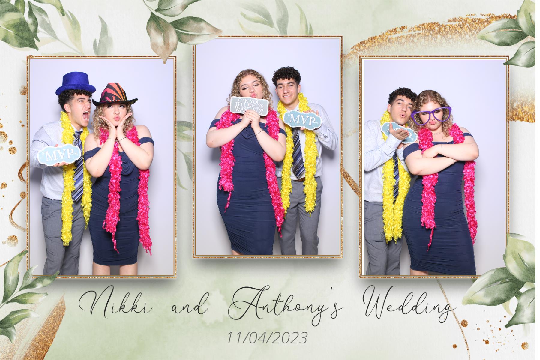 Nikki & Anthony | View more photos from the event at gallery.myselfiemirror.ca/u/romanmyselfiemirrorca/Nikki-Anthony