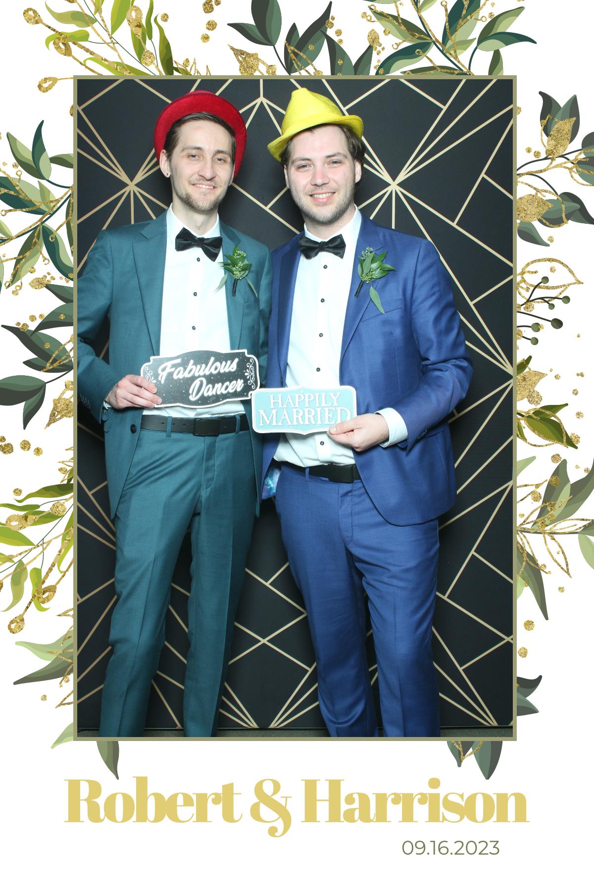 Robert & Harrison | View more photos from the event at gallery.myselfiemirror.ca/u/romanmyselfiemirrorca/Robert-Harrison