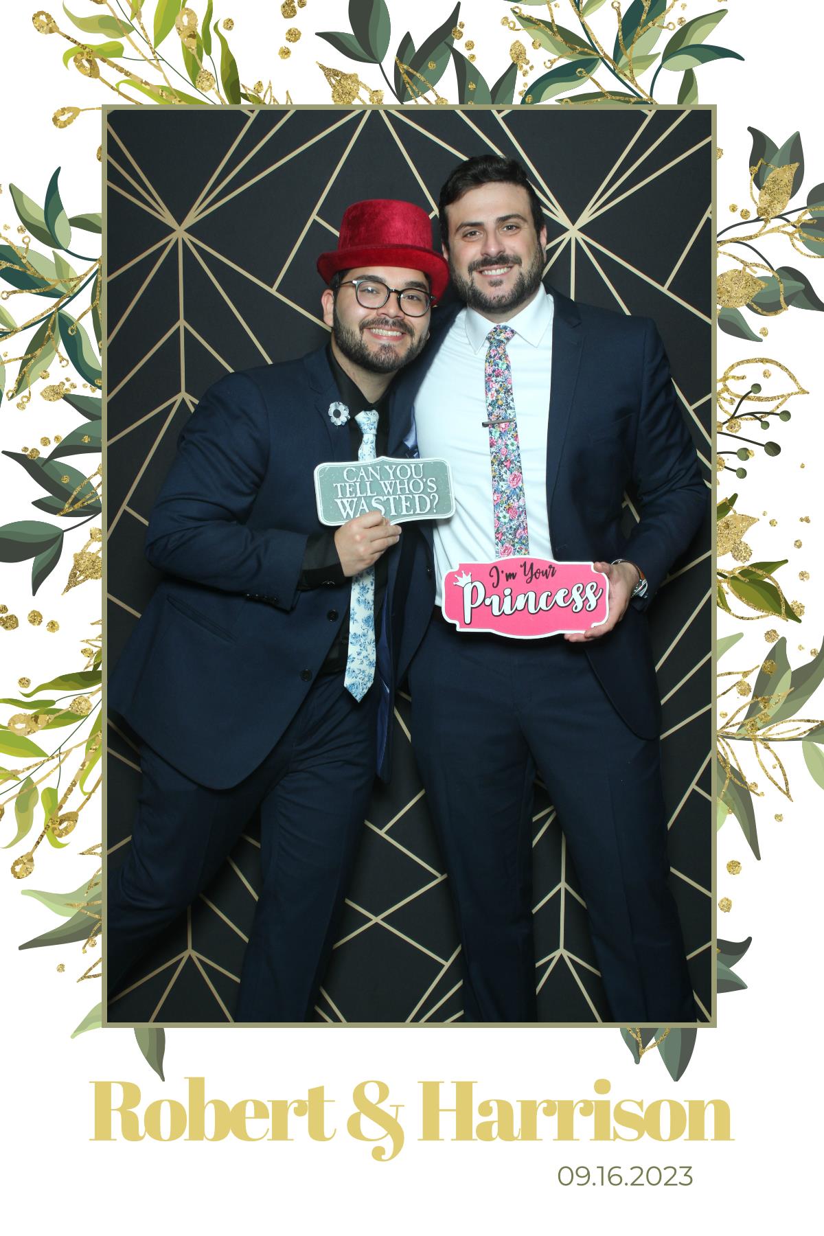 Robert & Harrison | View more photos from the event at gallery.myselfiemirror.ca/u/romanmyselfiemirrorca/Robert-Harrison