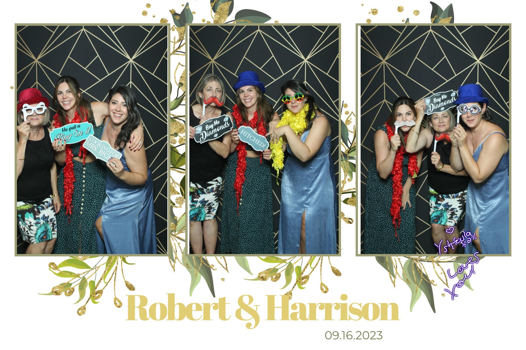 Robert & Harrison | View more photos from the event at gallery.myselfiemirror.ca/u/romanmyselfiemirrorca/Robert-Harrison