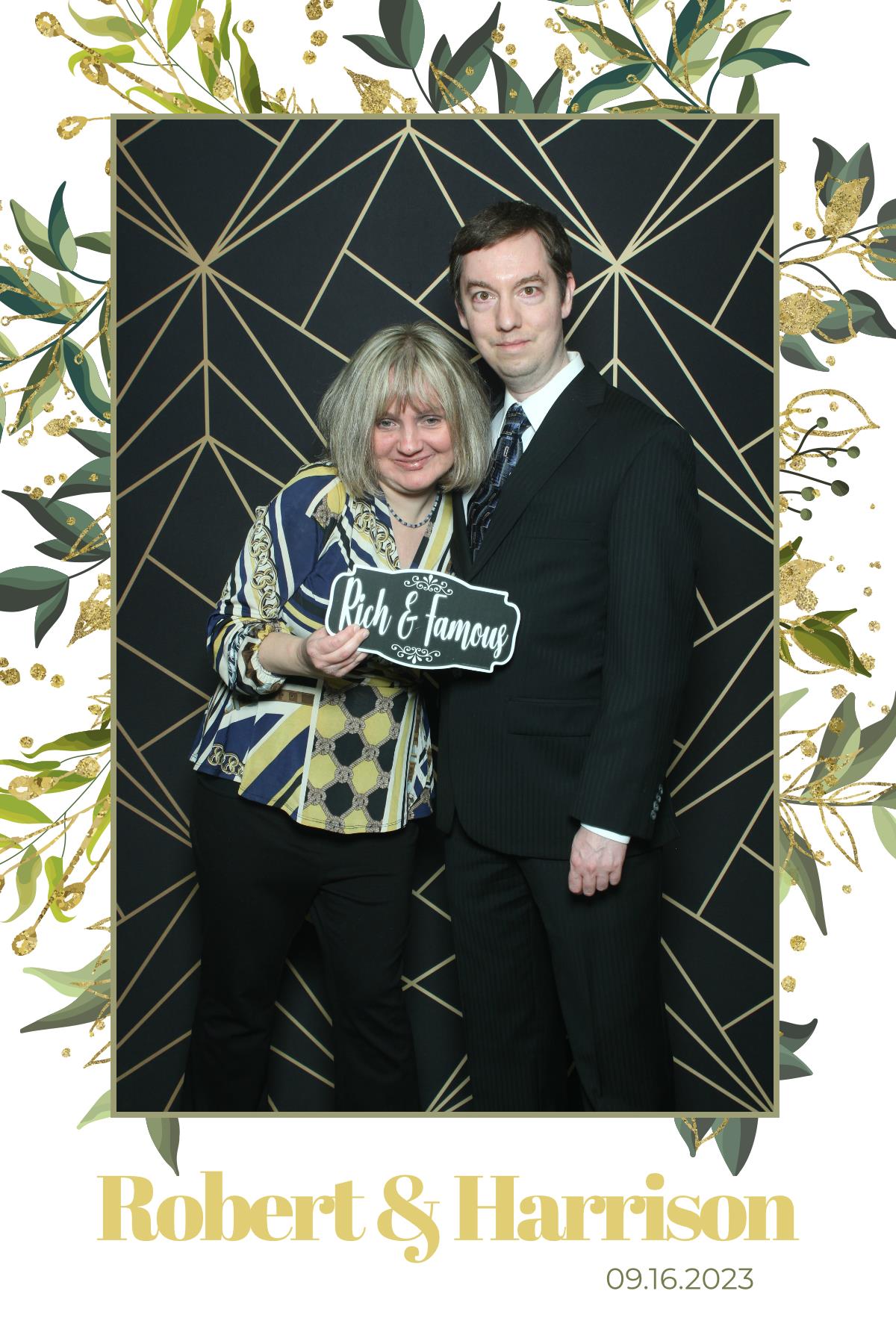 Robert & Harrison | View more photos from the event at gallery.myselfiemirror.ca/u/romanmyselfiemirrorca/Robert-Harrison