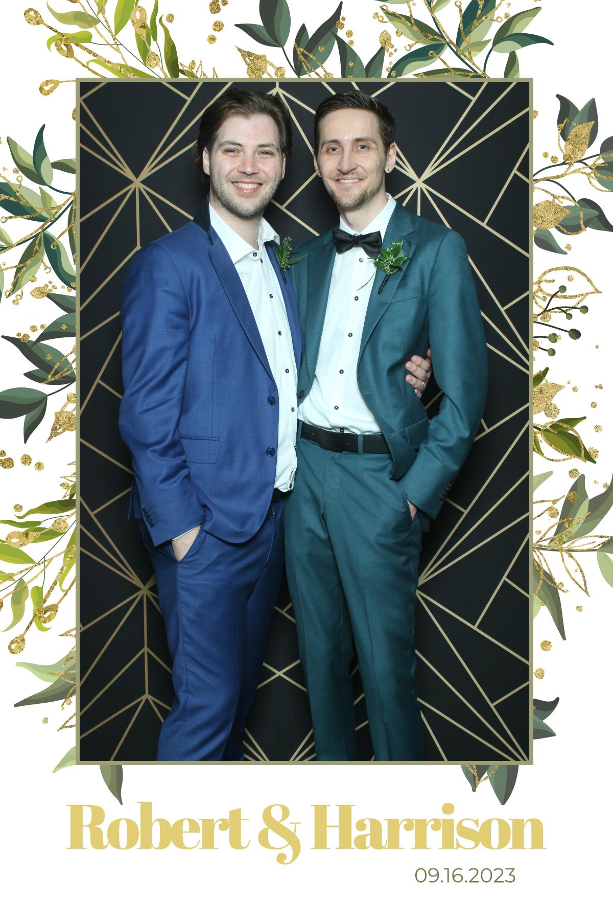 Robert & Harrison | View more photos from the event at gallery.myselfiemirror.ca/u/romanmyselfiemirrorca/Robert-Harrison