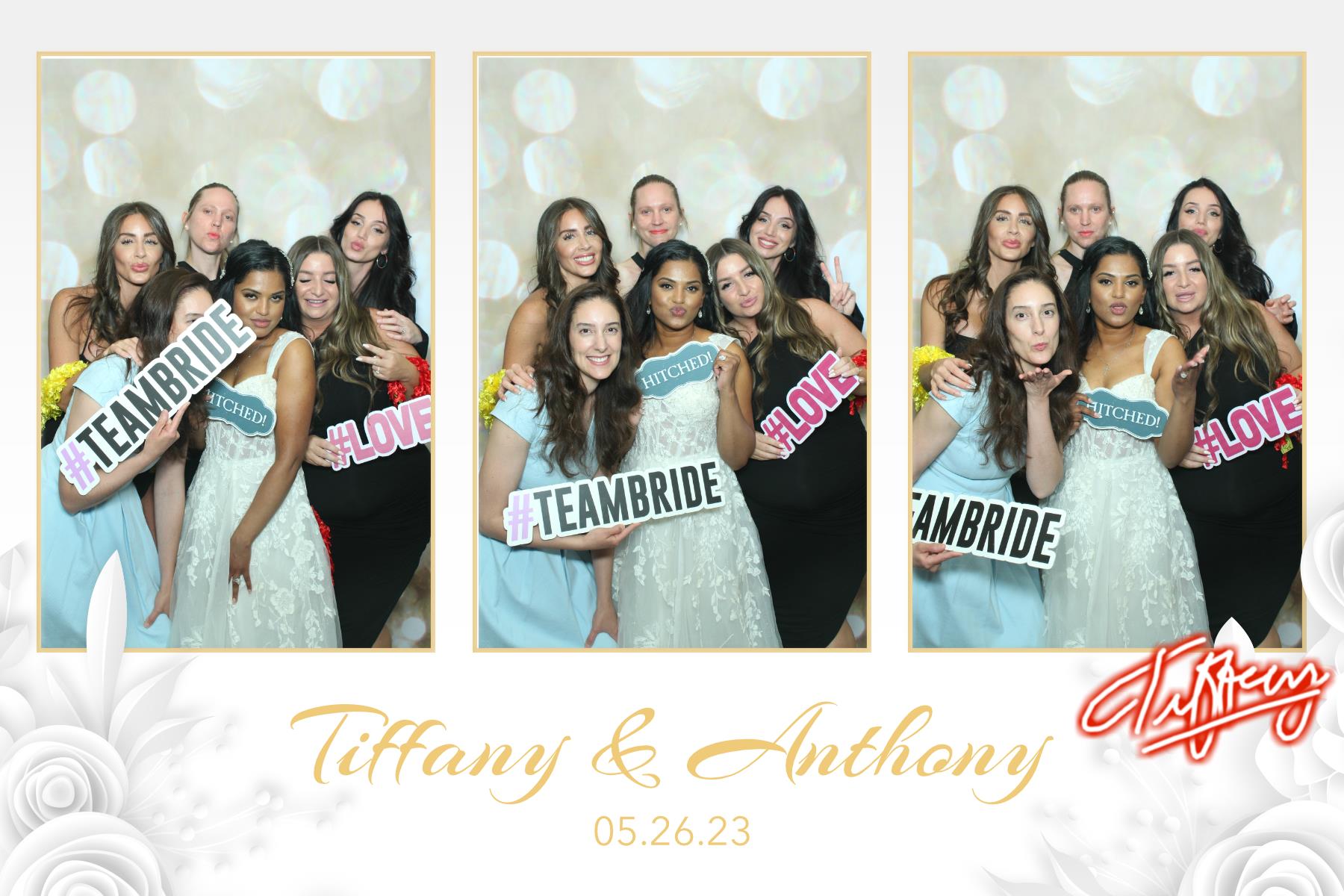Tiffany & Anthony | View more photos from the event at gallery.myselfiemirror.ca/u/romanmyselfiemirrorca/Tiffany-Anthony