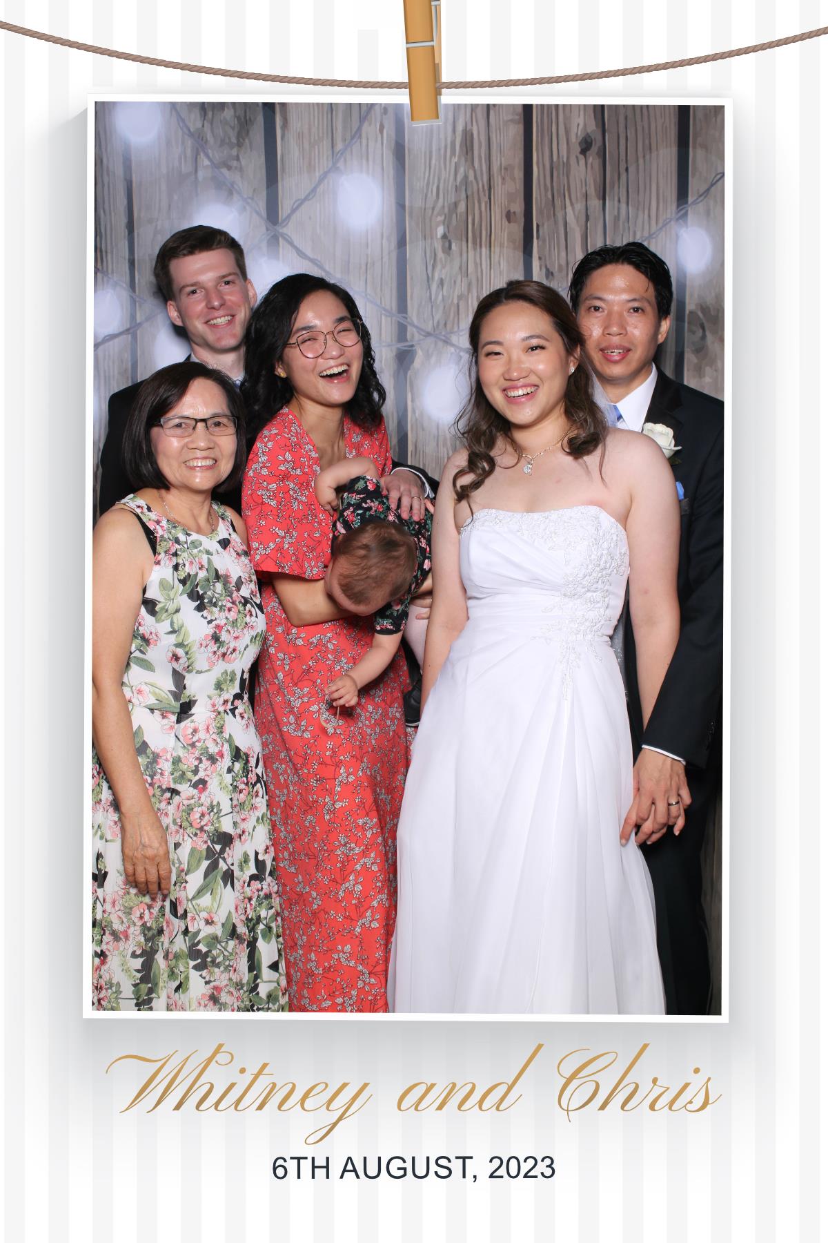 Whitney & Chris  | View more photos from the event at gallery.myselfiemirror.ca/u/romanmyselfiemirrorca/Whitney-Chris