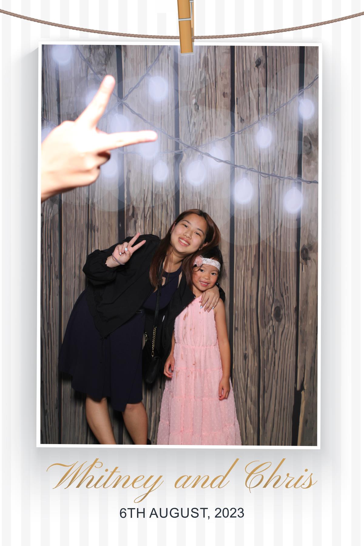 Whitney & Chris  | View more photos from the event at gallery.myselfiemirror.ca/u/romanmyselfiemirrorca/Whitney-Chris