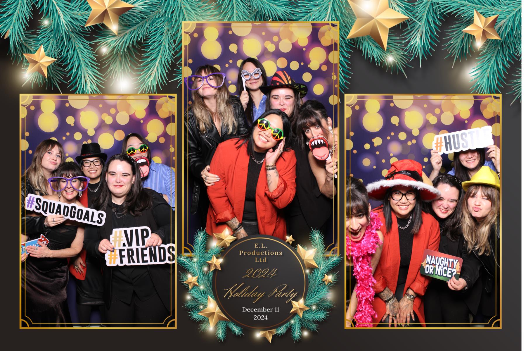 E. L. Productions Ltd Holiday Party | View more photos from the event at gallery.myselfiemirror.ca/u/romanmyselfiemirrorca/E-L-Productions-Ltd-Holiday-Party