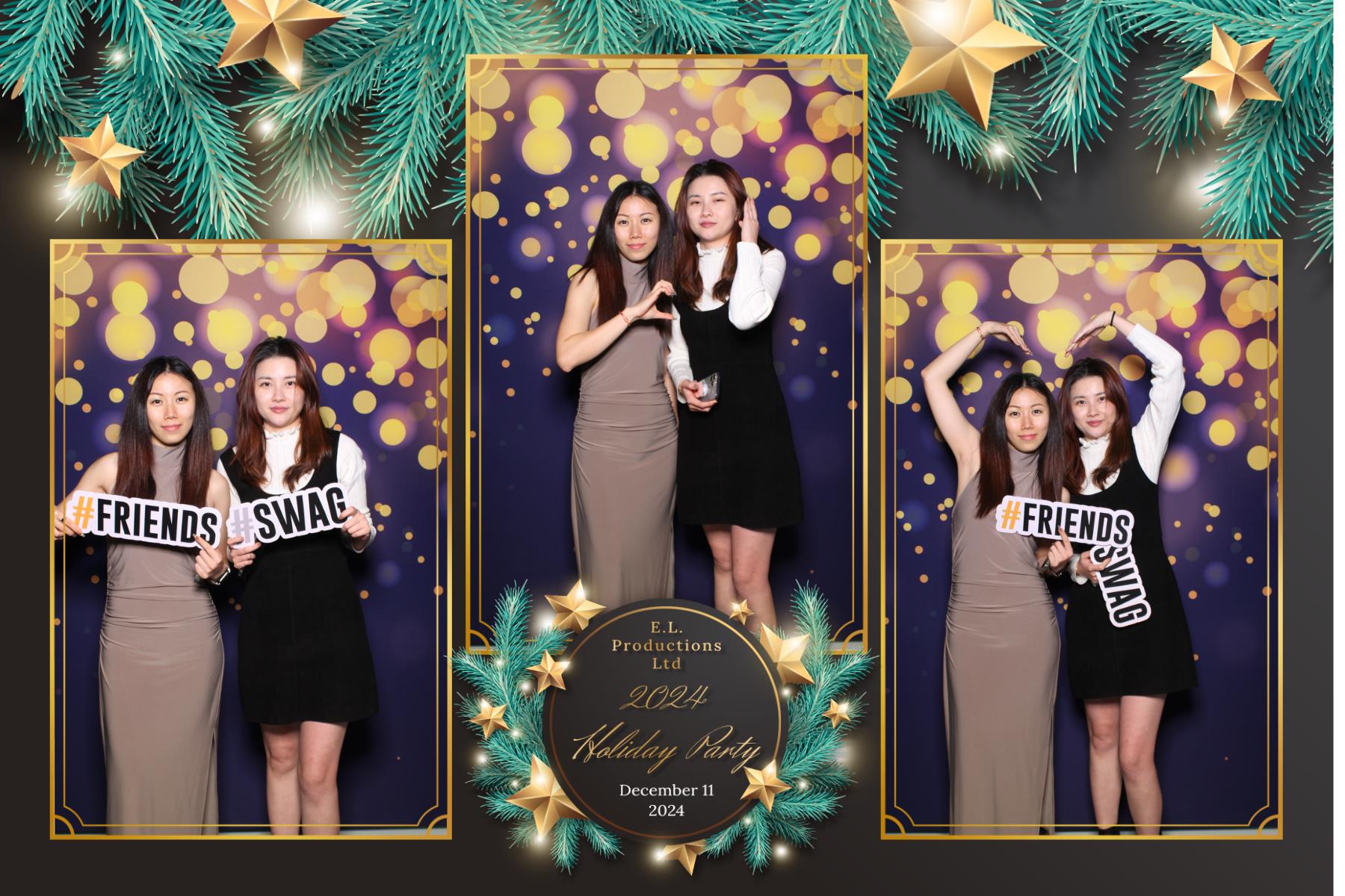 E. L. Productions Ltd Holiday Party | View more photos from the event at gallery.myselfiemirror.ca/u/romanmyselfiemirrorca/E-L-Productions-Ltd-Holiday-Party