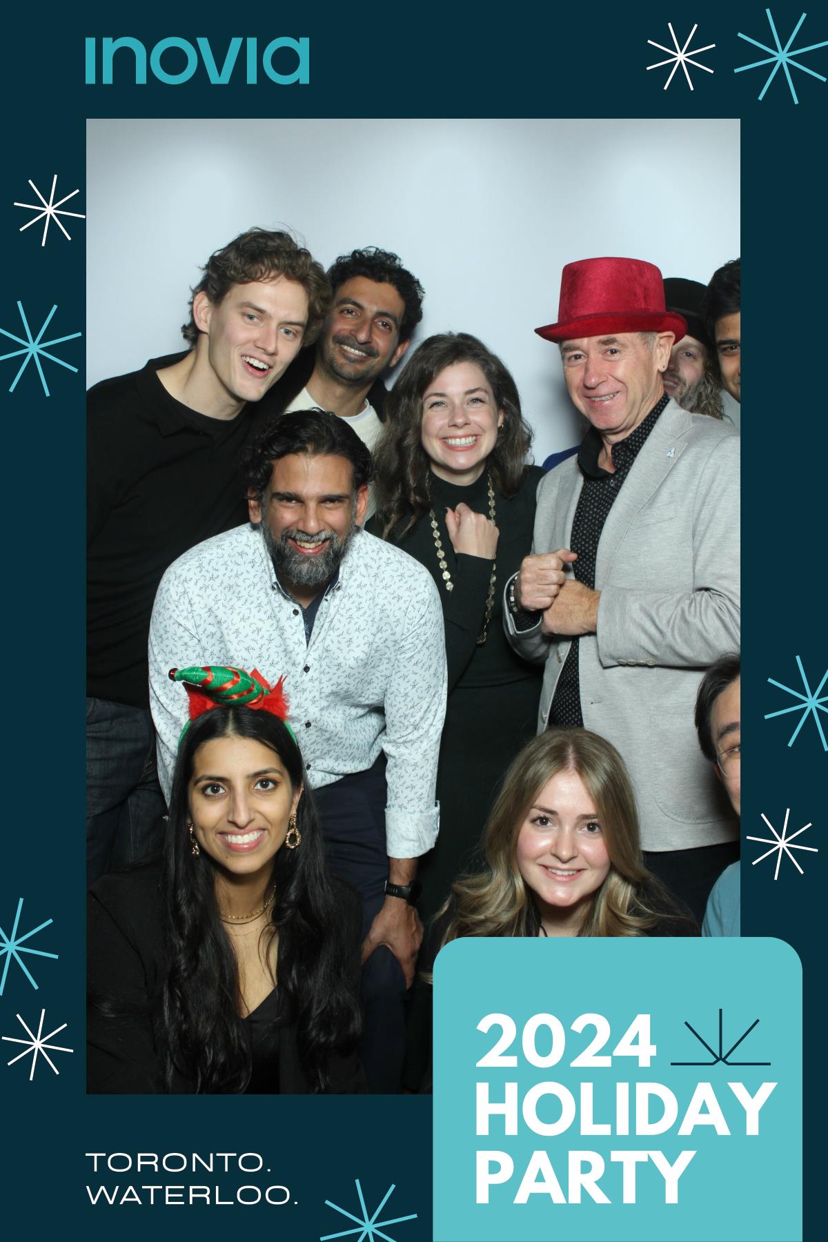 Inovia 2024 Holiday Party | View more photos from the event at gallery.myselfiemirror.ca/u/romanmyselfiemirrorca/Inovia-2024-Holiday-Party