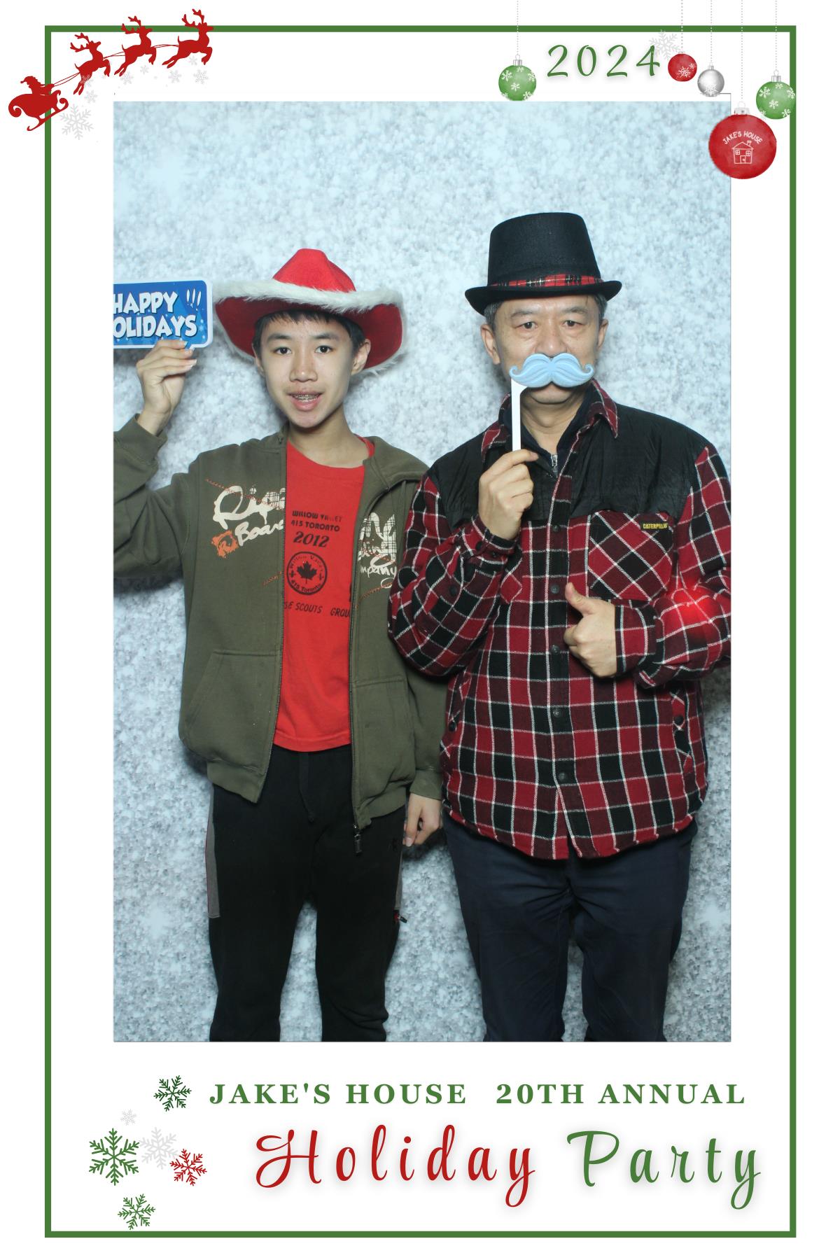 Jake's House 20th Annual Holiday Party | View more photos from the event at gallery.myselfiemirror.ca/u/romanmyselfiemirrorca/Jakes-House-20th-Annual-Holiday-Party