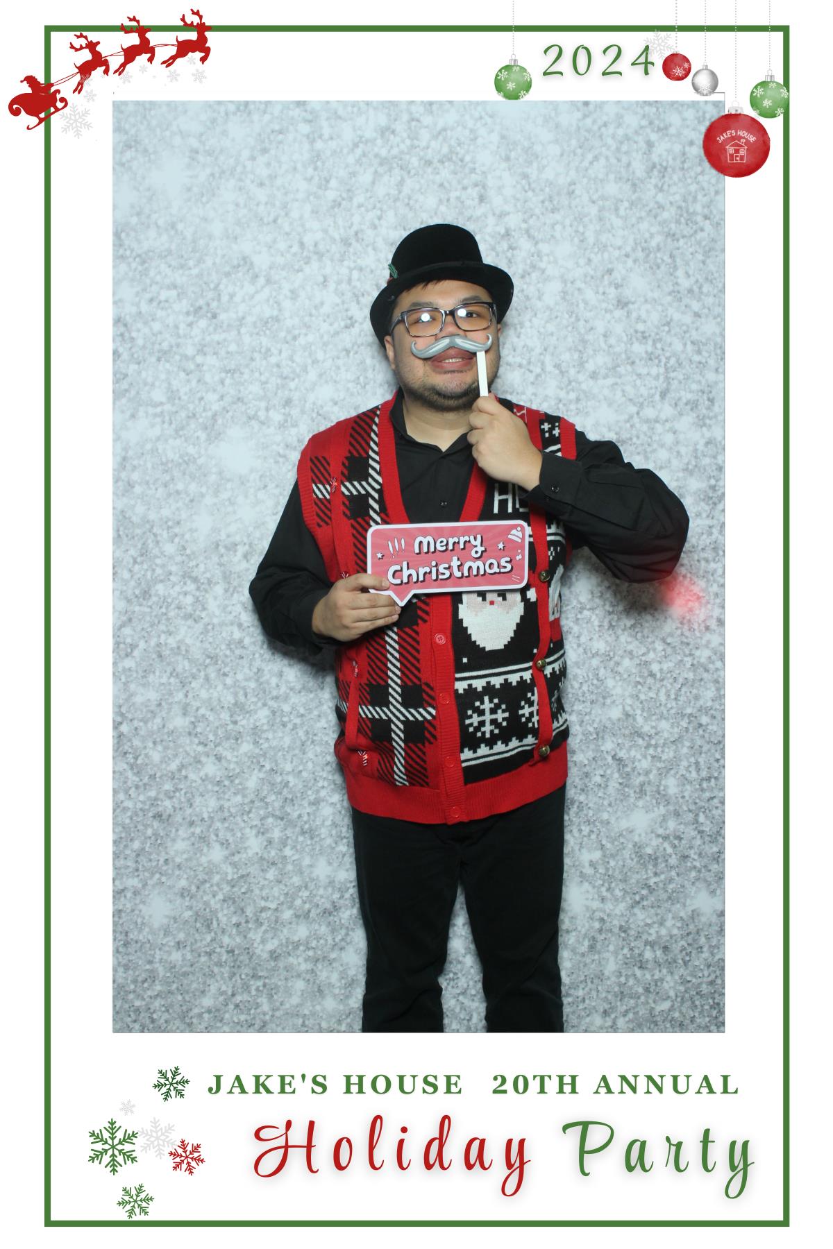 Jake's House 20th Annual Holiday Party | View more photos from the event at gallery.myselfiemirror.ca/u/romanmyselfiemirrorca/Jakes-House-20th-Annual-Holiday-Party