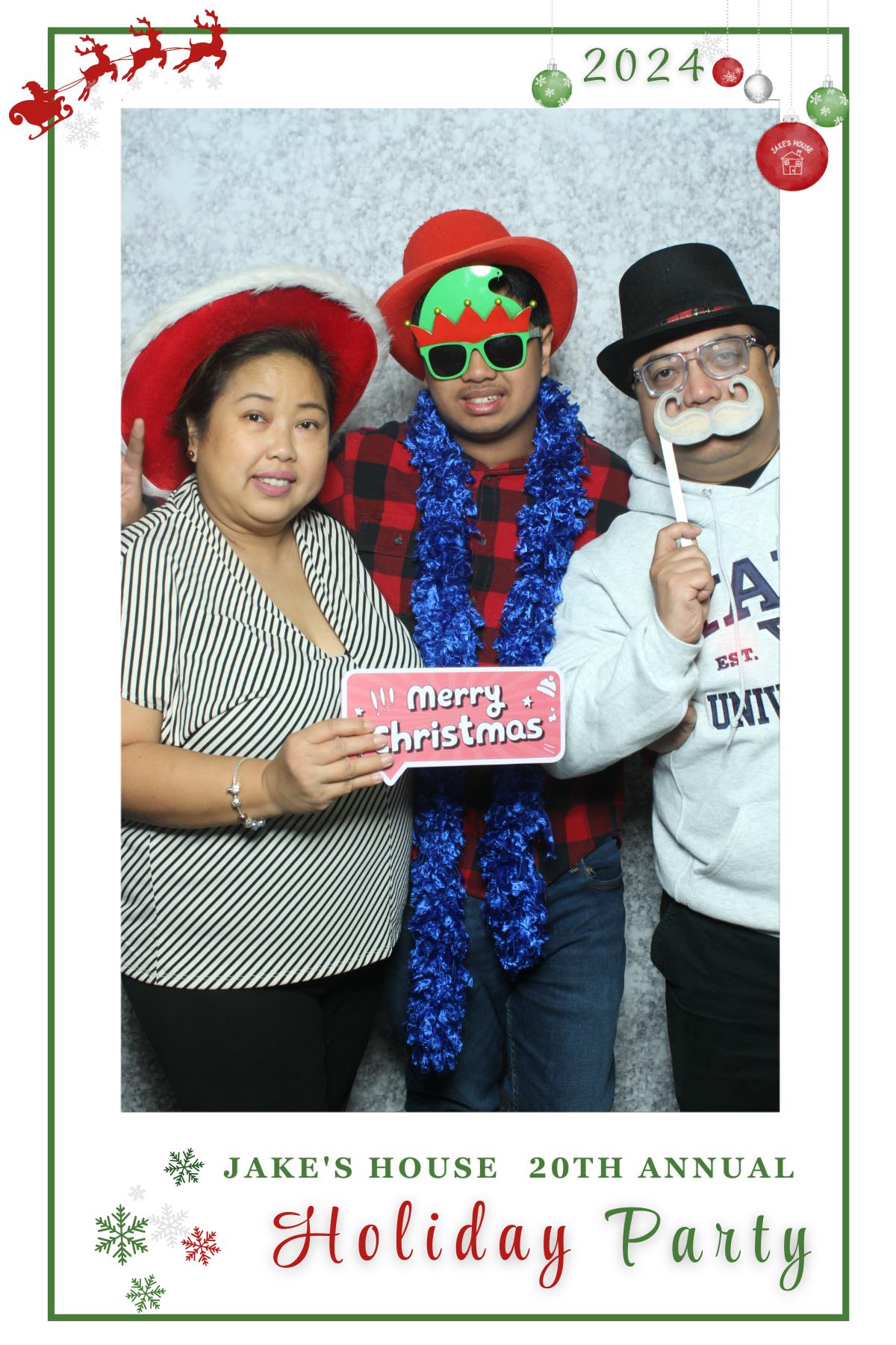 Jake's House 20th Annual Holiday Party | View more photos from the event at gallery.myselfiemirror.ca/u/romanmyselfiemirrorca/Jakes-House-20th-Annual-Holiday-Party