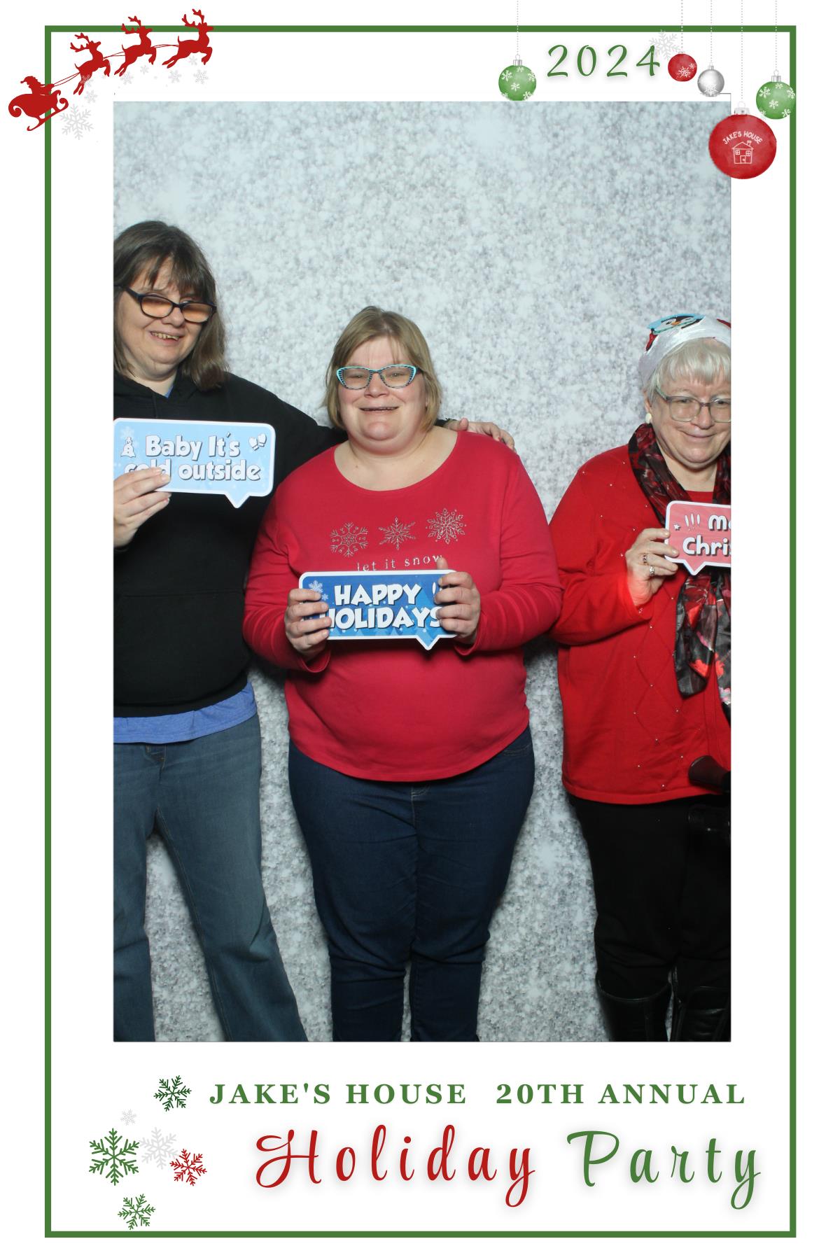 Jake's House 20th Annual Holiday Party | View more photos from the event at gallery.myselfiemirror.ca/u/romanmyselfiemirrorca/Jakes-House-20th-Annual-Holiday-Party