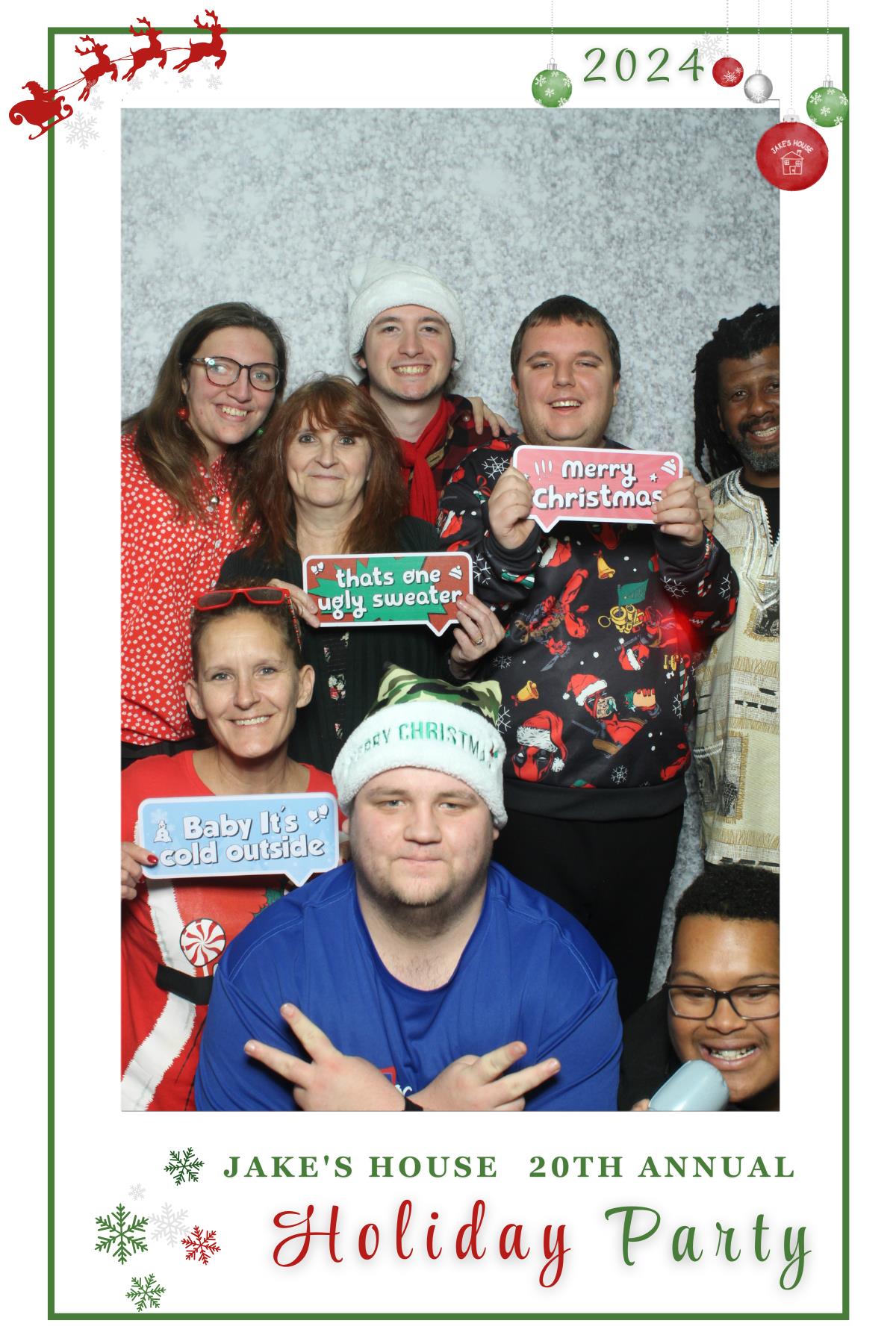 Jake's House 20th Annual Holiday Party | View more photos from the event at gallery.myselfiemirror.ca/u/romanmyselfiemirrorca/Jakes-House-20th-Annual-Holiday-Party