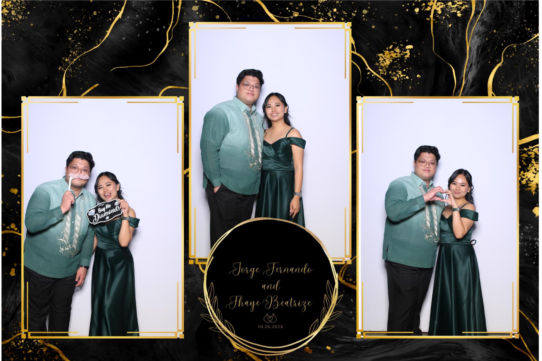 Jorge & Fhaye | View more photos from the event at gallery.myselfiemirror.ca/u/romanmyselfiemirrorca/Jorge-Fhaye