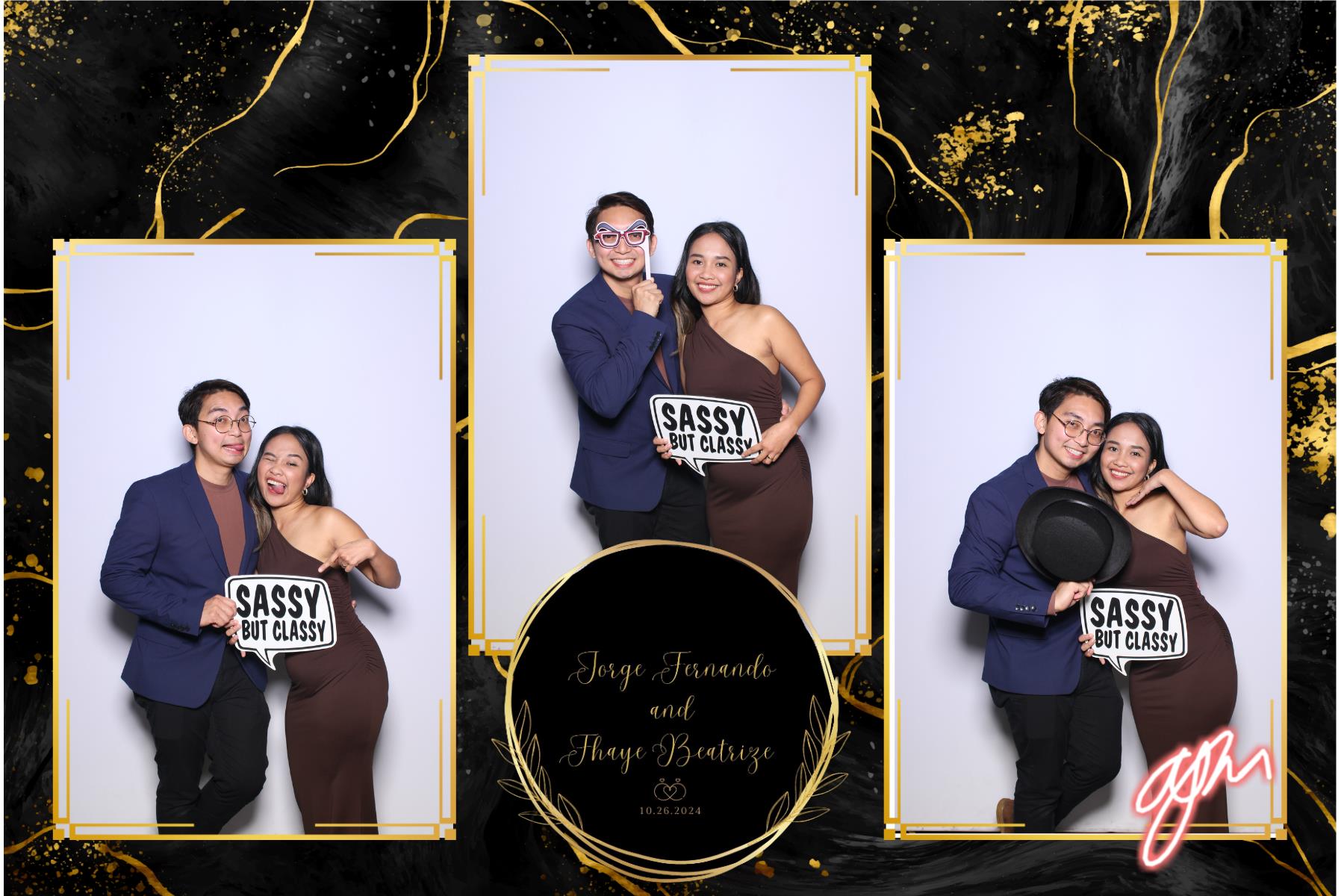 Jorge & Fhaye | View more photos from the event at gallery.myselfiemirror.ca/u/romanmyselfiemirrorca/Jorge-Fhaye