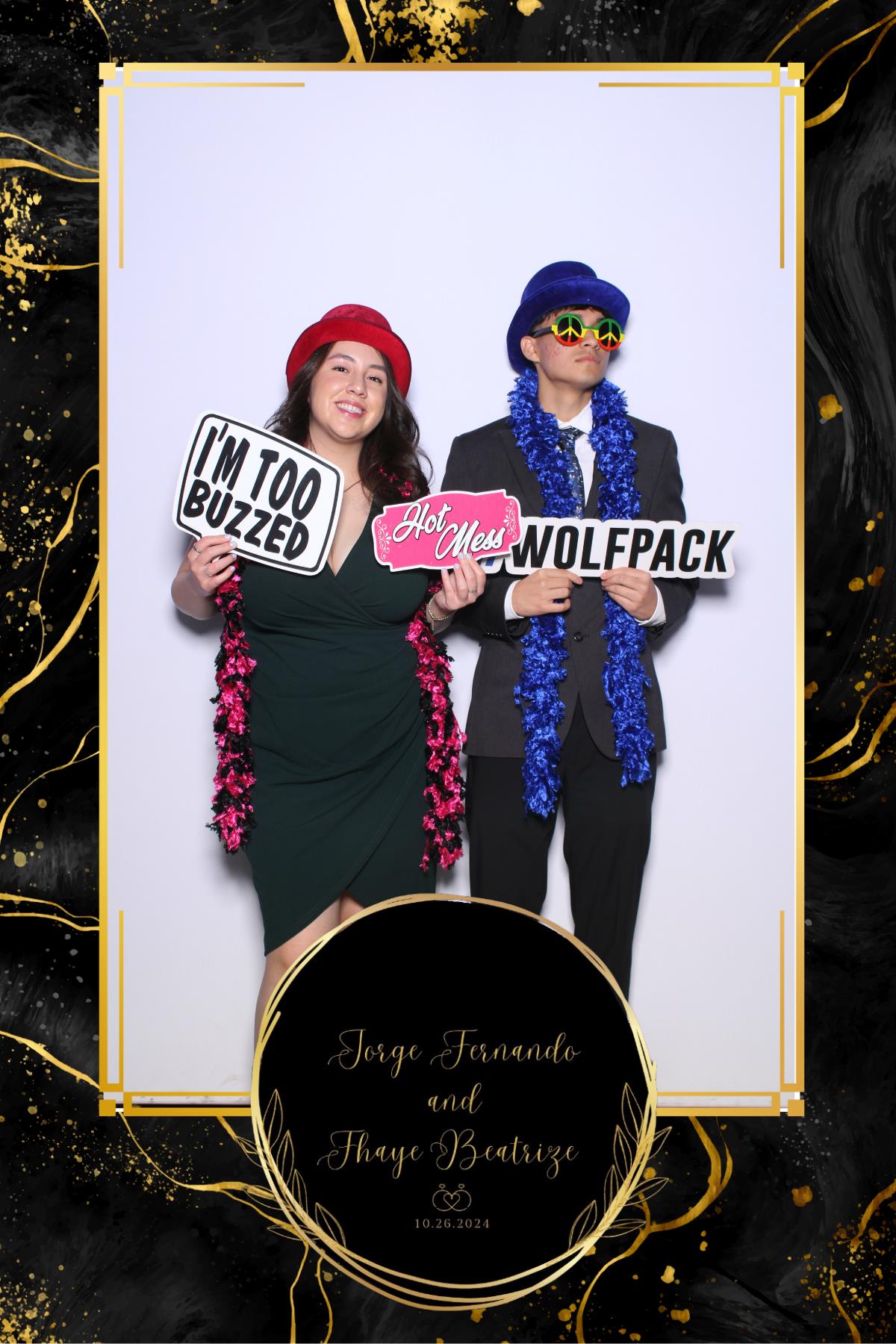 Jorge & Fhaye | View more photos from the event at gallery.myselfiemirror.ca/u/romanmyselfiemirrorca/Jorge-Fhaye