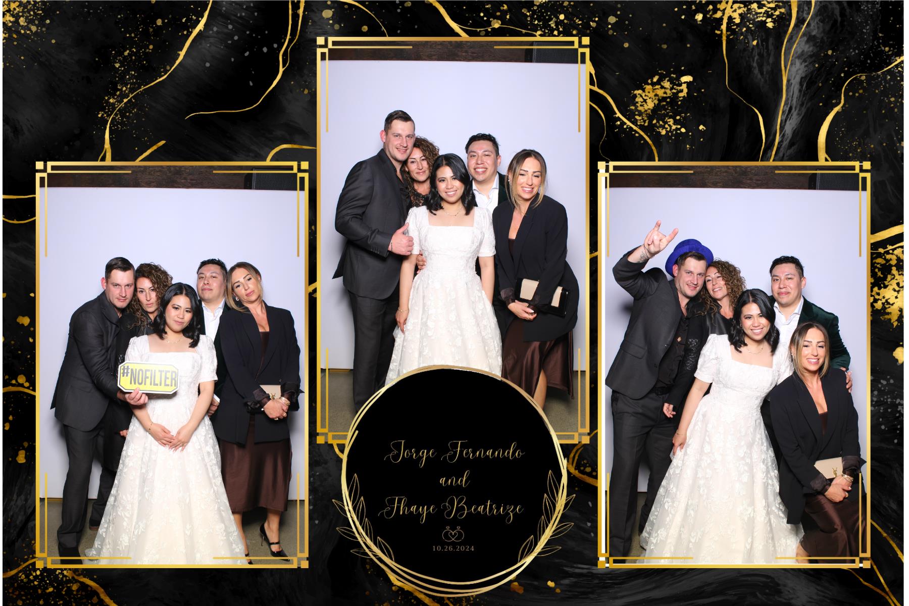 Jorge & Fhaye | View more photos from the event at gallery.myselfiemirror.ca/u/romanmyselfiemirrorca/Jorge-Fhaye