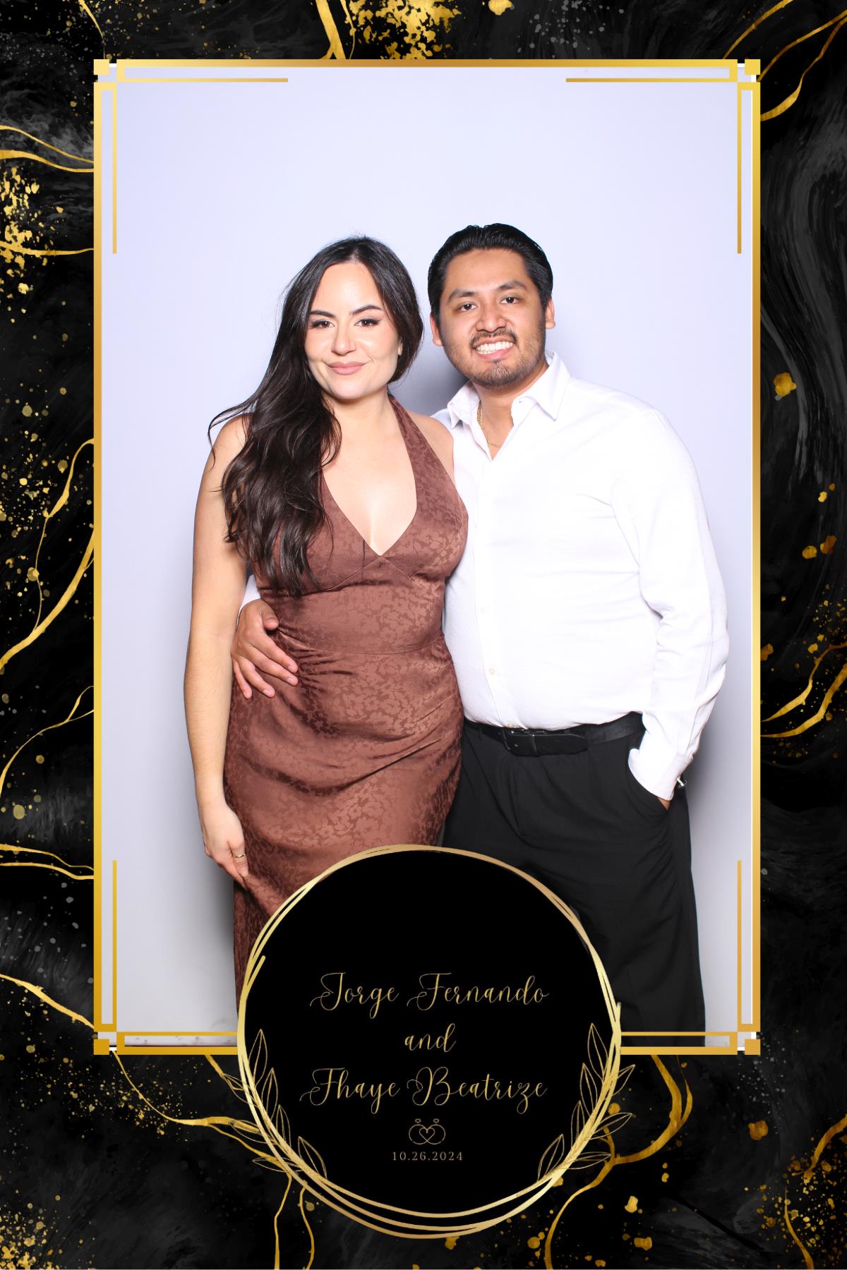 Jorge & Fhaye | View more photos from the event at gallery.myselfiemirror.ca/u/romanmyselfiemirrorca/Jorge-Fhaye