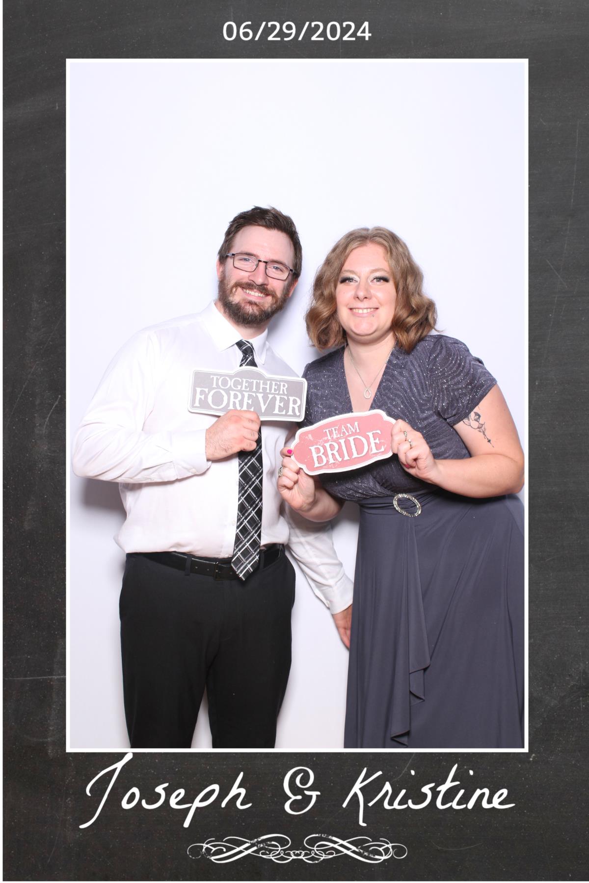 Joseph & Kristine | View more photos from the event at gallery.myselfiemirror.ca/u/romanmyselfiemirrorca/Joseph-Kristine