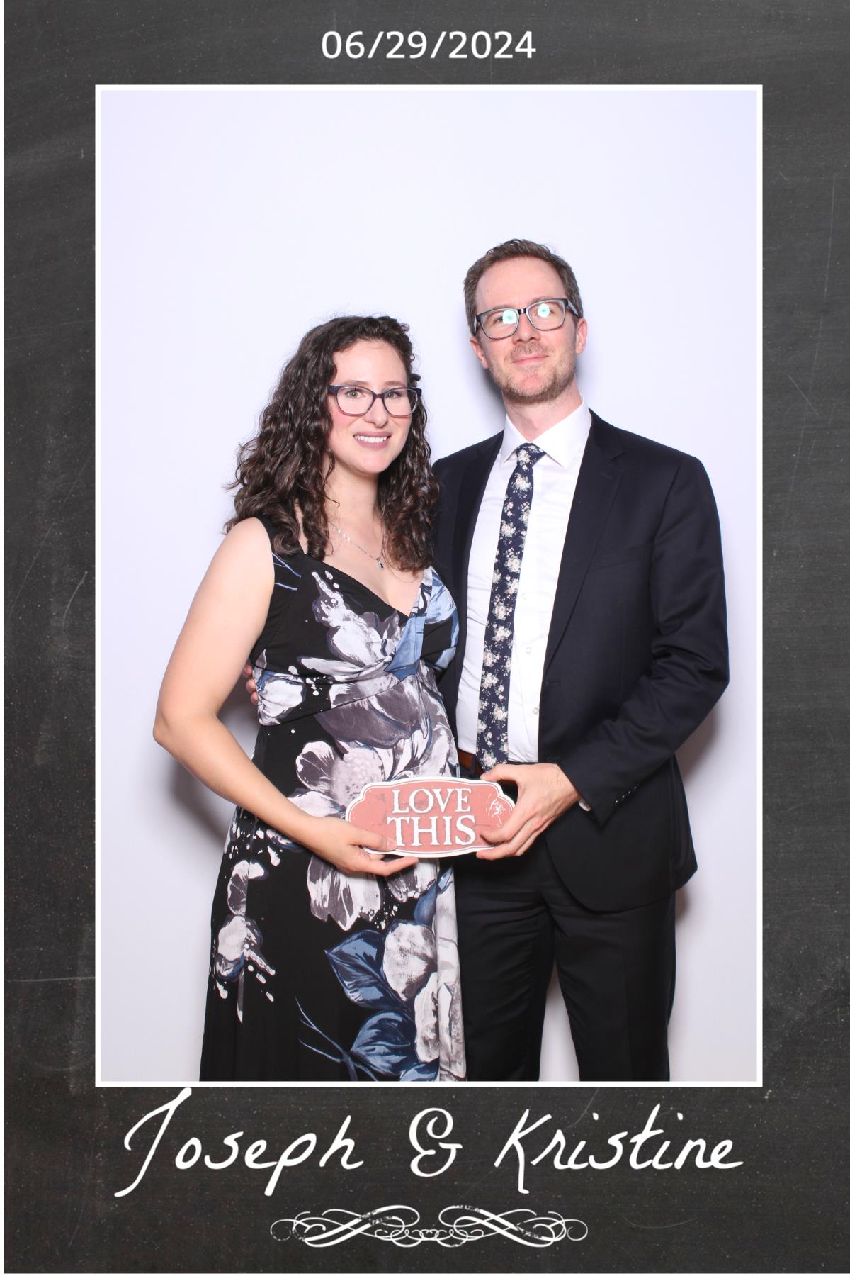 Joseph & Kristine | View more photos from the event at gallery.myselfiemirror.ca/u/romanmyselfiemirrorca/Joseph-Kristine