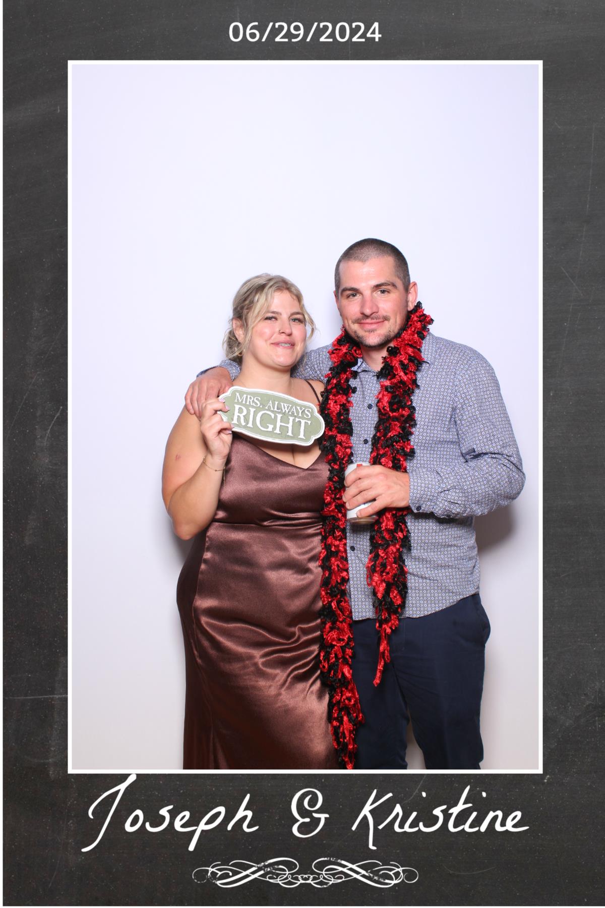 Joseph & Kristine | View more photos from the event at gallery.myselfiemirror.ca/u/romanmyselfiemirrorca/Joseph-Kristine