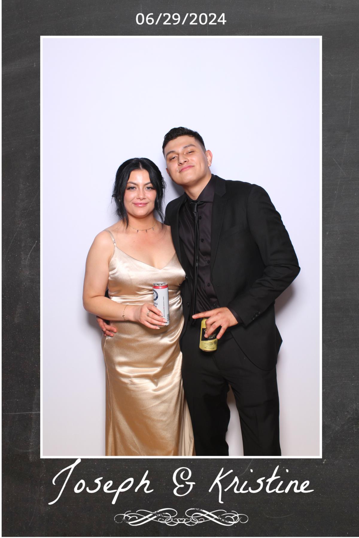 Joseph & Kristine | View more photos from the event at gallery.myselfiemirror.ca/u/romanmyselfiemirrorca/Joseph-Kristine