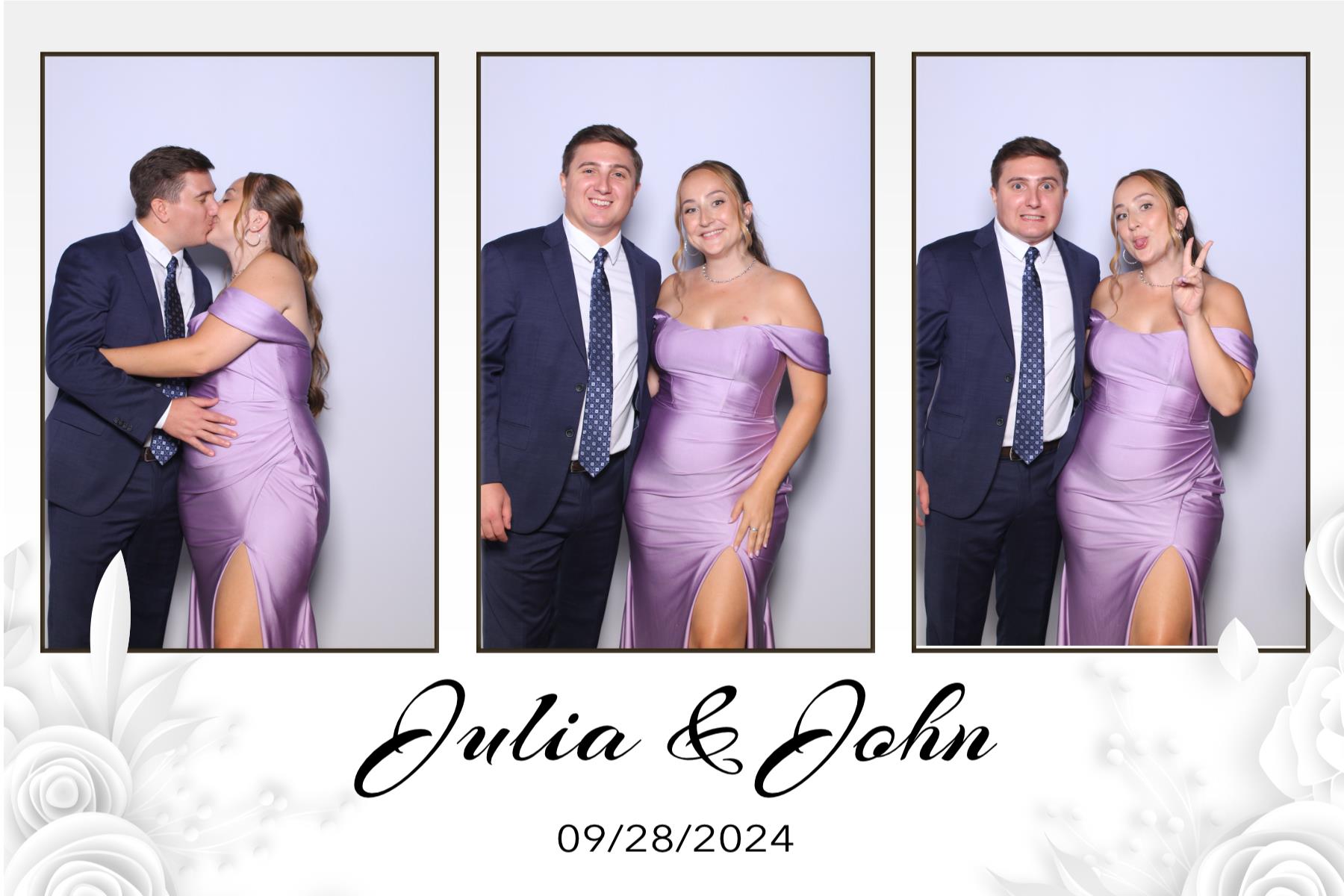 Julia & John | View more photos from the event at gallery.myselfiemirror.ca/u/romanmyselfiemirrorca/Julia-John