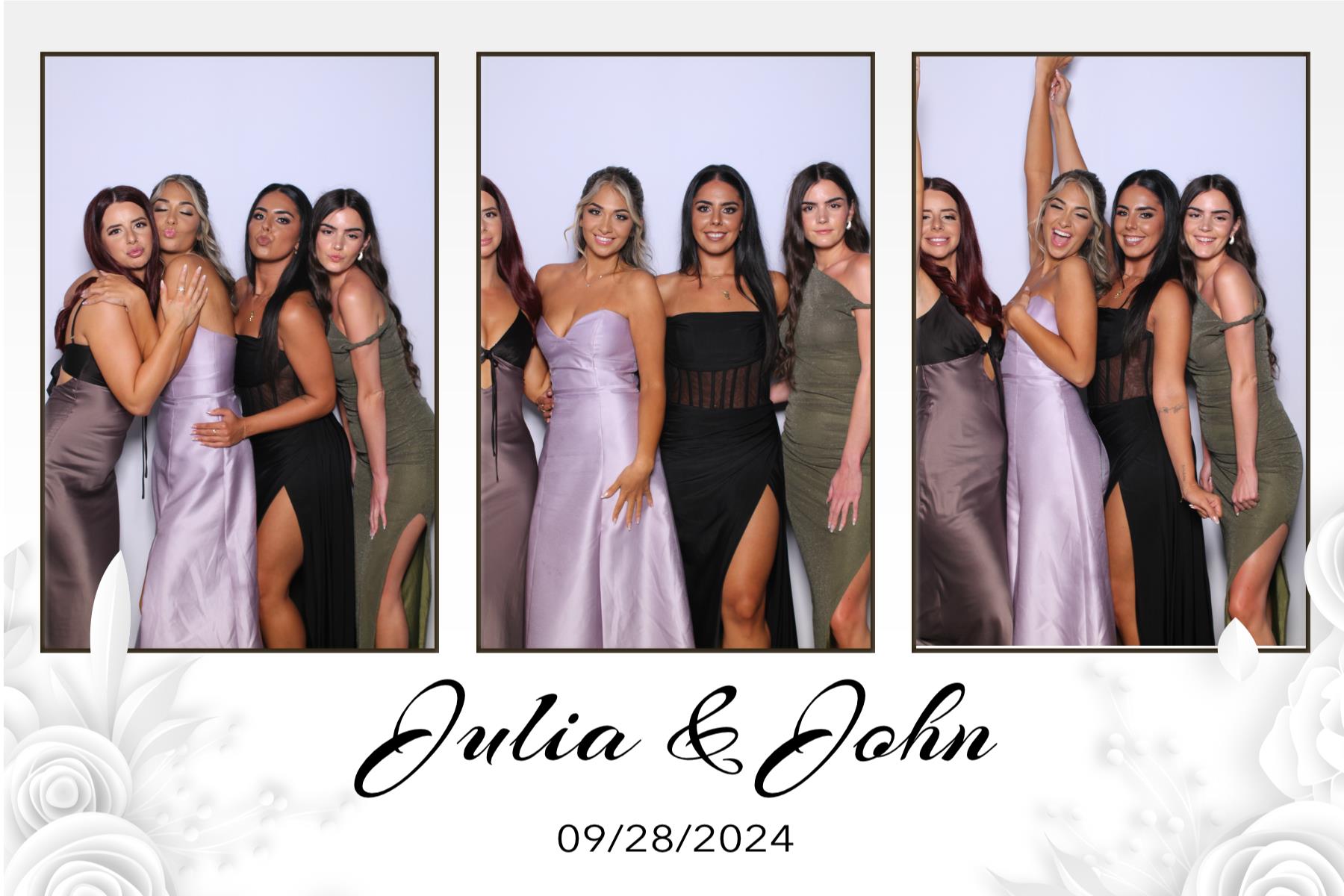 Julia & John | View more photos from the event at gallery.myselfiemirror.ca/u/romanmyselfiemirrorca/Julia-John