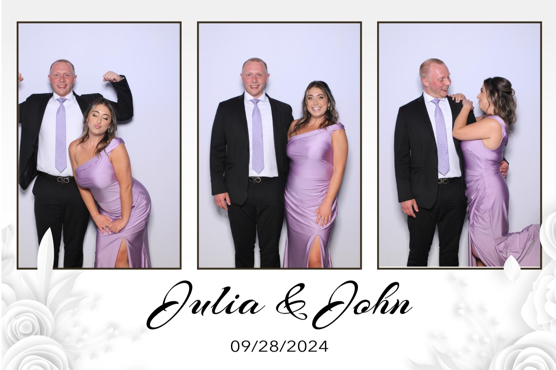 Julia & John | View more photos from the event at gallery.myselfiemirror.ca/u/romanmyselfiemirrorca/Julia-John