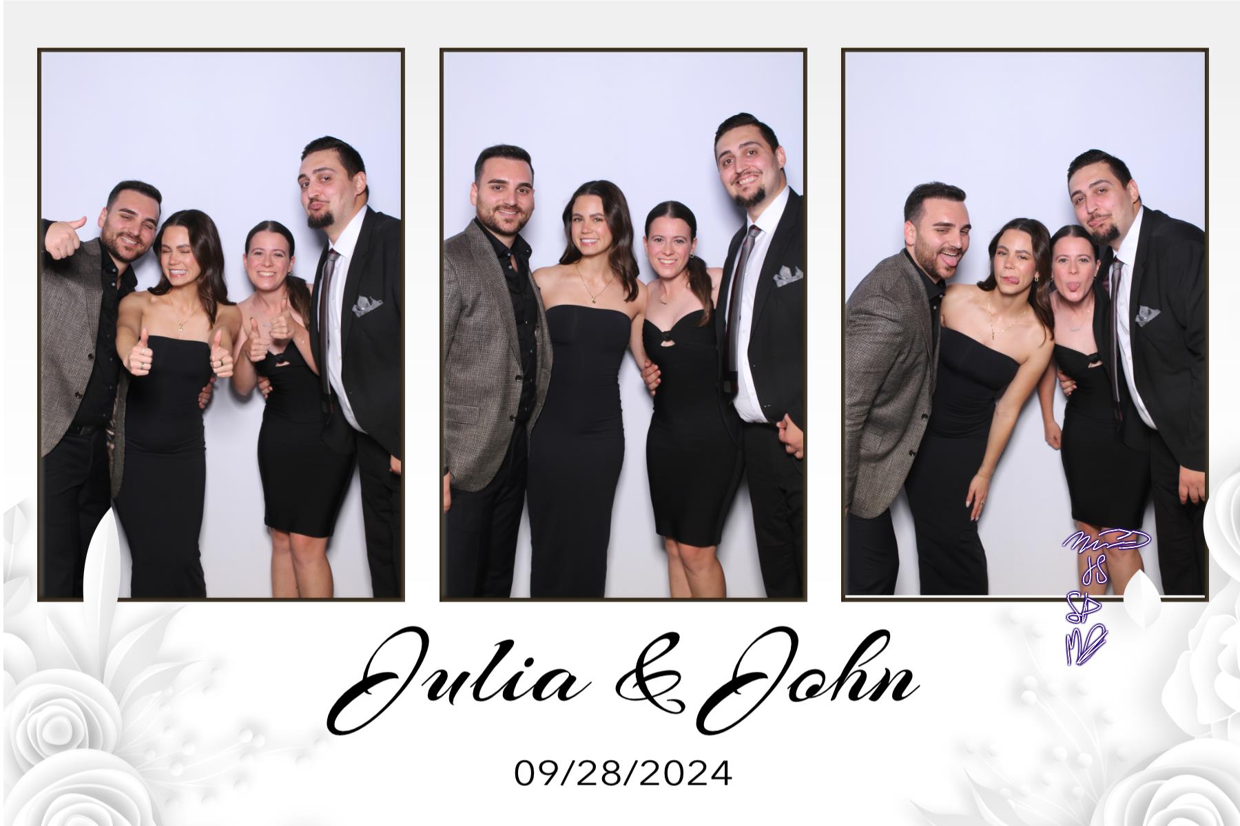 Julia & John | View more photos from the event at gallery.myselfiemirror.ca/u/romanmyselfiemirrorca/Julia-John