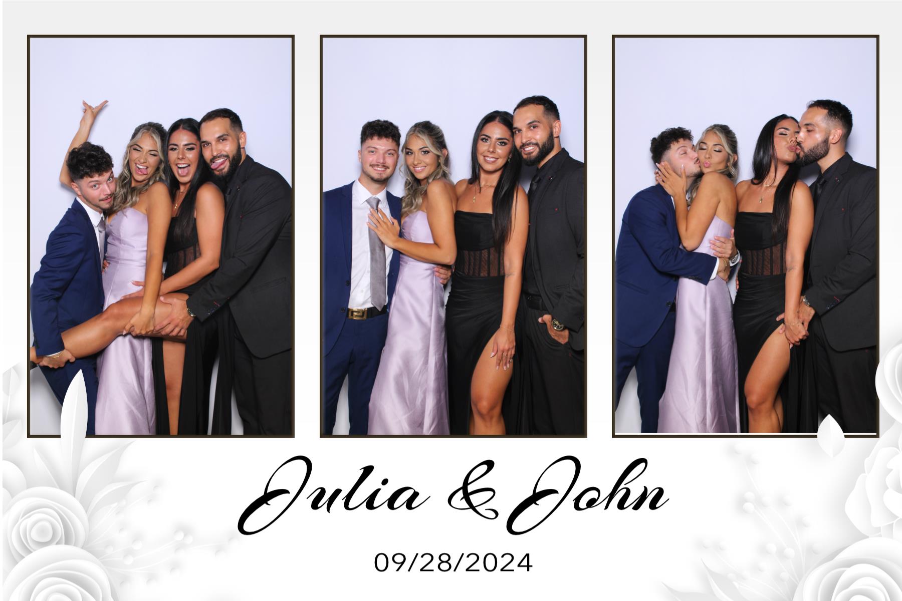 Julia & John | View more photos from the event at gallery.myselfiemirror.ca/u/romanmyselfiemirrorca/Julia-John