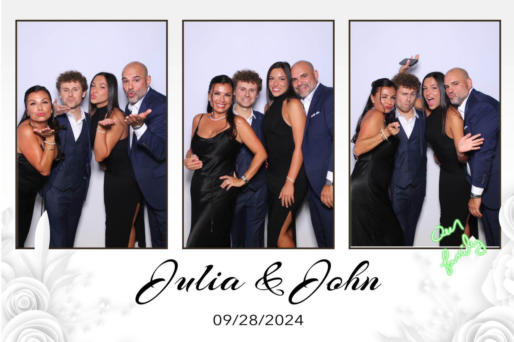 Julia & John | View more photos from the event at gallery.myselfiemirror.ca/u/romanmyselfiemirrorca/Julia-John