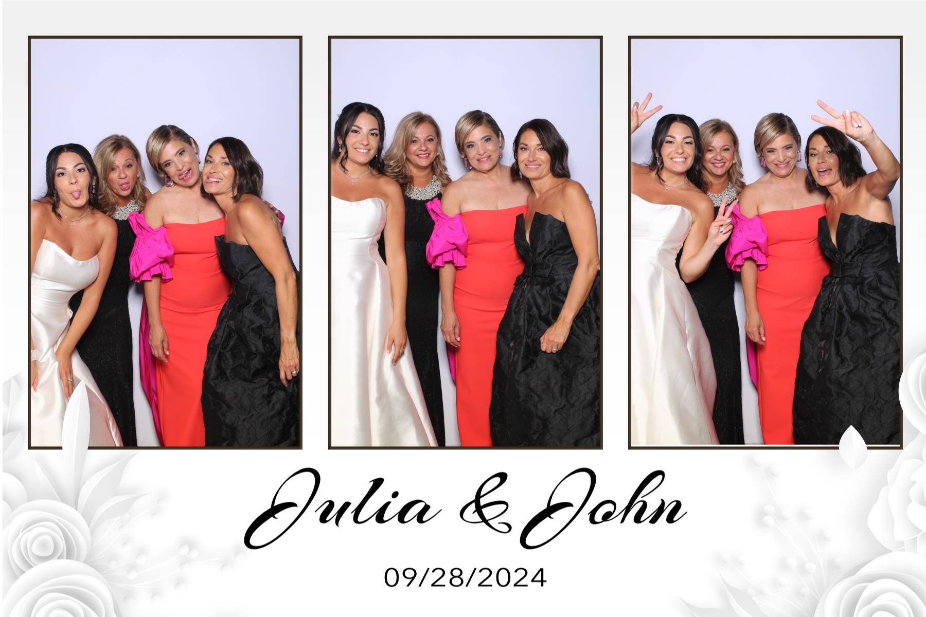 Julia & John | View more photos from the event at gallery.myselfiemirror.ca/u/romanmyselfiemirrorca/Julia-John