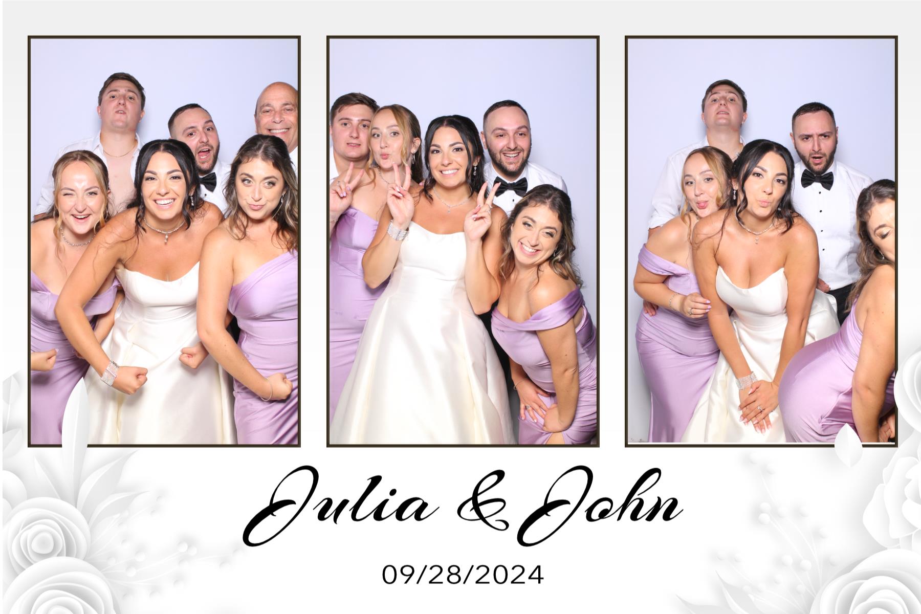 Julia & John | View more photos from the event at gallery.myselfiemirror.ca/u/romanmyselfiemirrorca/Julia-John