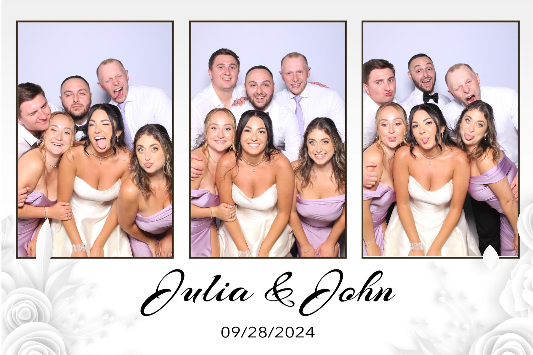 Julia & John | View more photos from the event at gallery.myselfiemirror.ca/u/romanmyselfiemirrorca/Julia-John