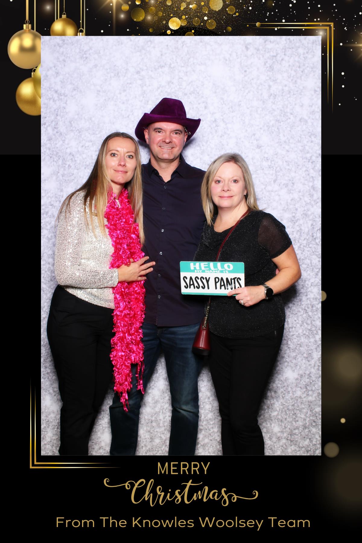 Knowles Woolsey Christmas Party | View more photos from the event at gallery.myselfiemirror.ca/u/romanmyselfiemirrorca/Knowles-Woolsey-Christmas-Party