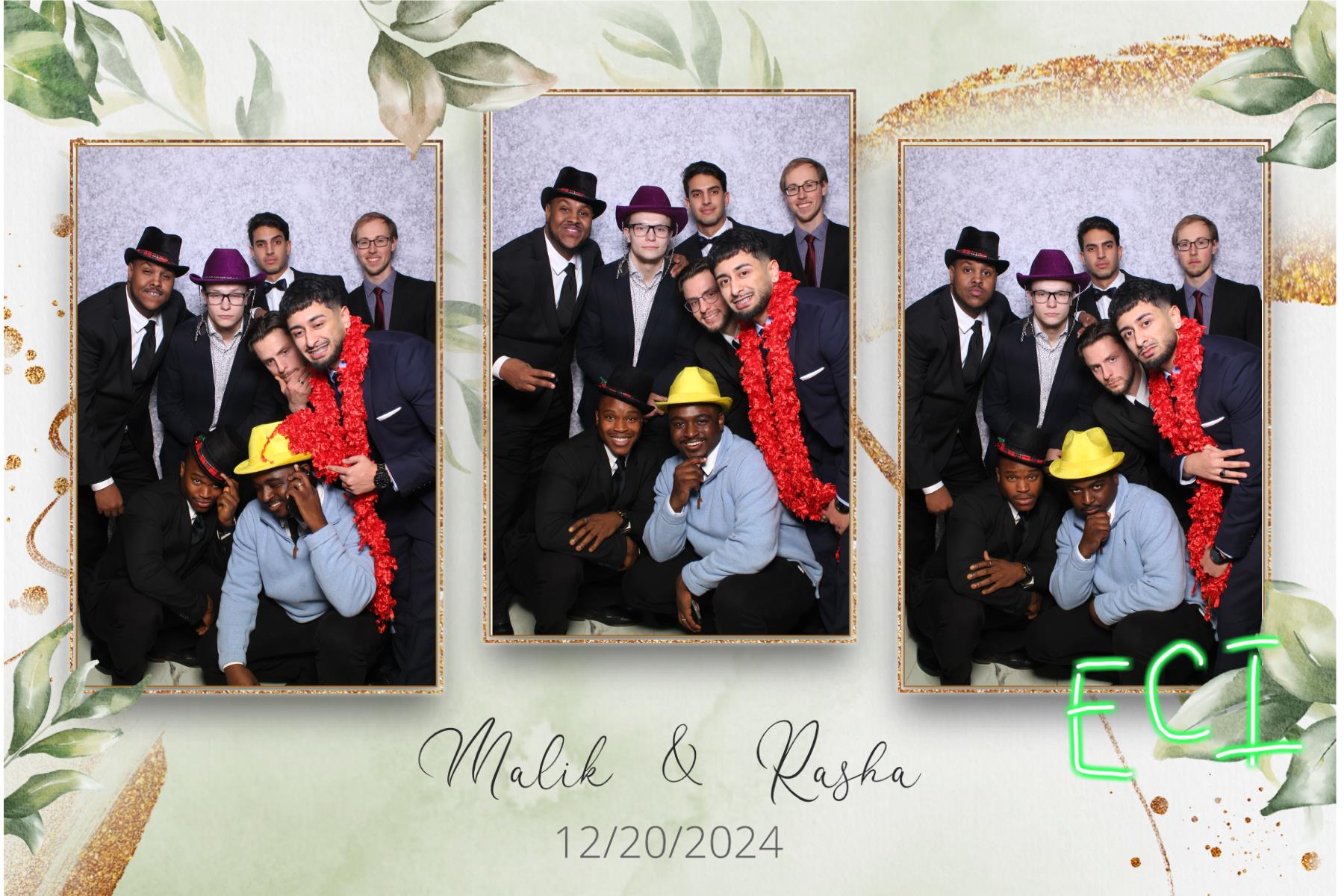 Malik & Rasha | View more photos from the event at gallery.myselfiemirror.ca/u/romanmyselfiemirrorca/Malik-Rasha