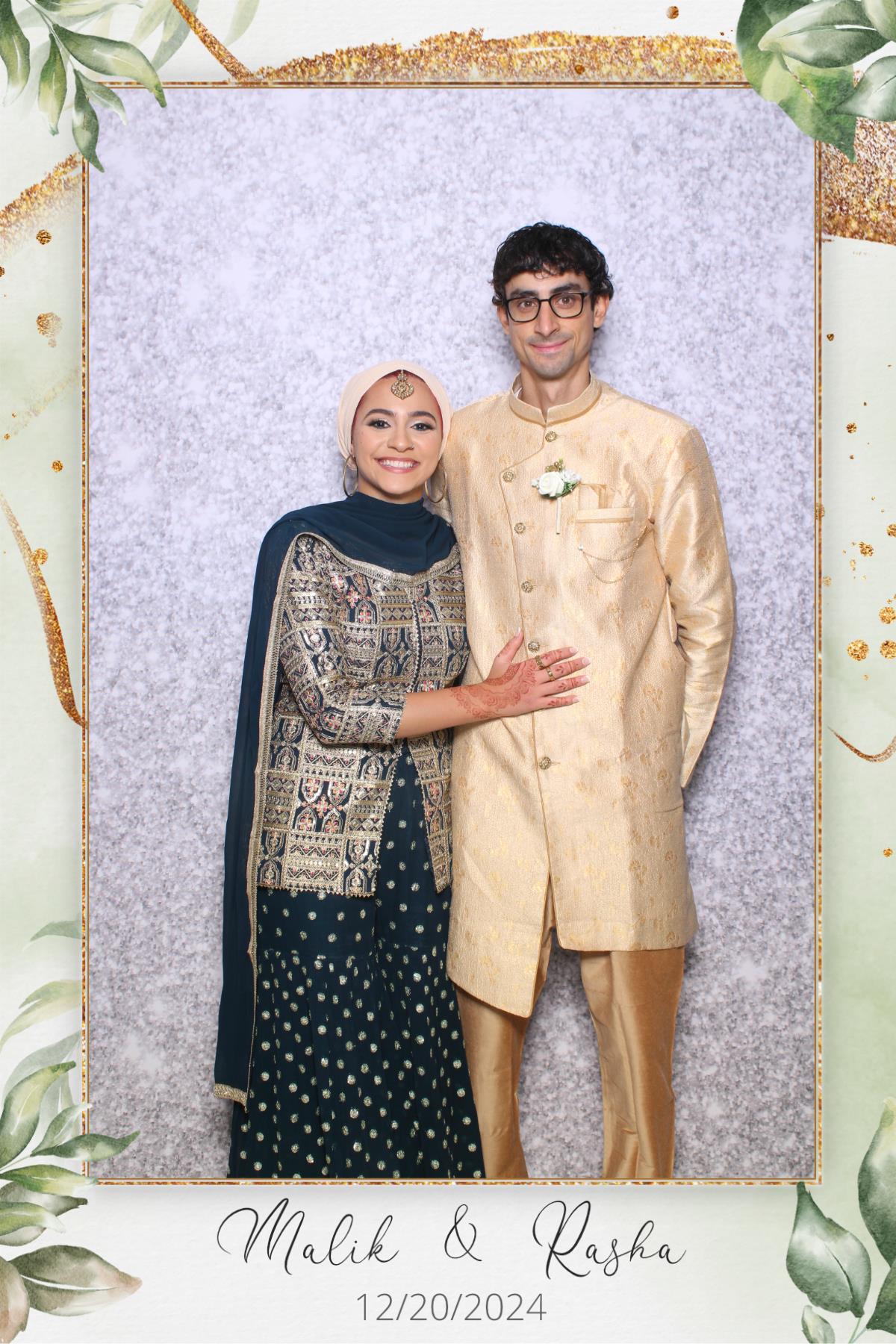 Malik & Rasha | View more photos from the event at gallery.myselfiemirror.ca/u/romanmyselfiemirrorca/Malik-Rasha
