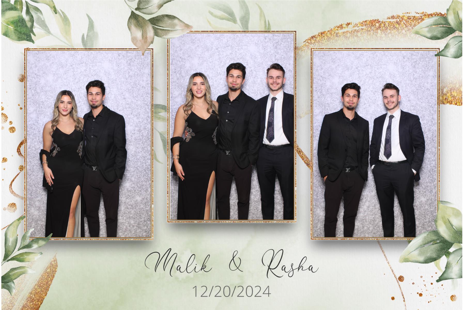 Malik & Rasha | View more photos from the event at gallery.myselfiemirror.ca/u/romanmyselfiemirrorca/Malik-Rasha