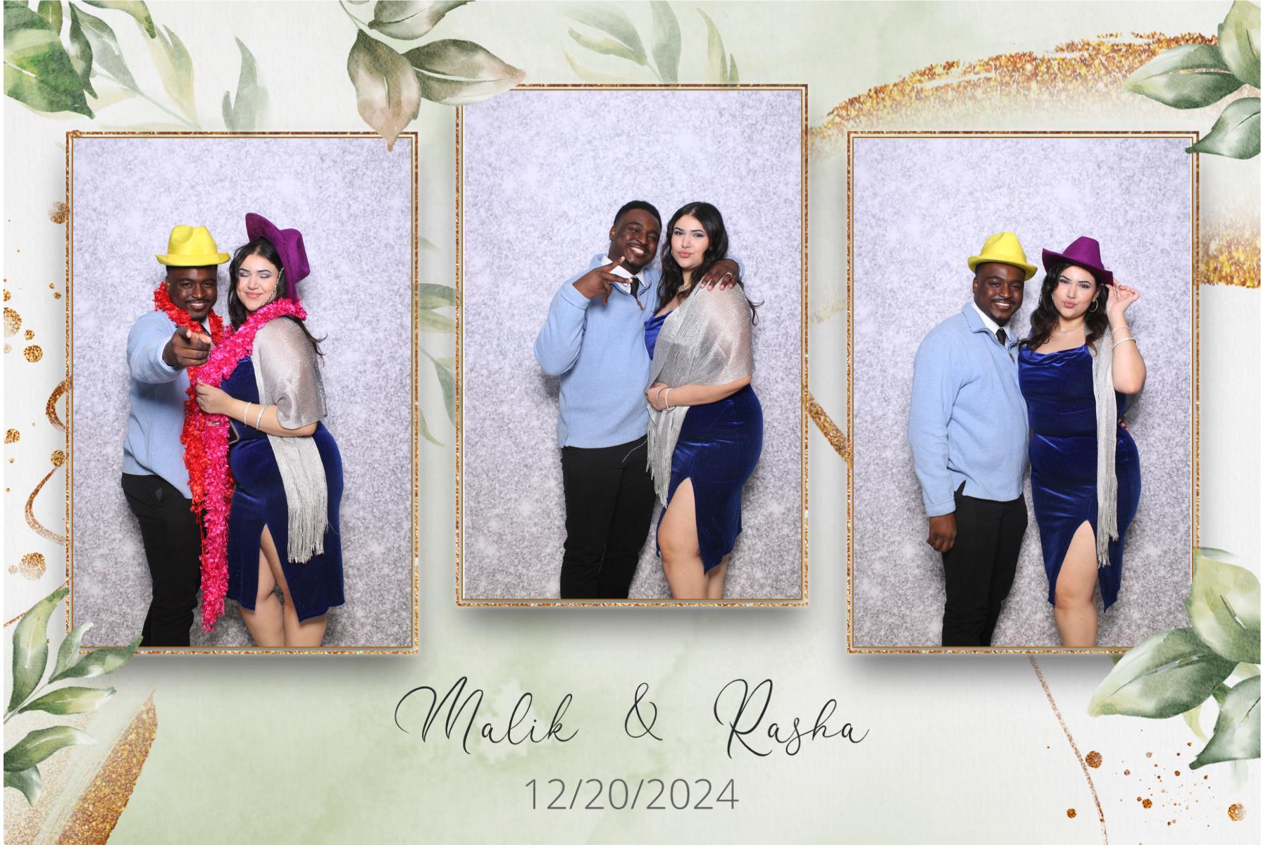 Malik & Rasha | View more photos from the event at gallery.myselfiemirror.ca/u/romanmyselfiemirrorca/Malik-Rasha