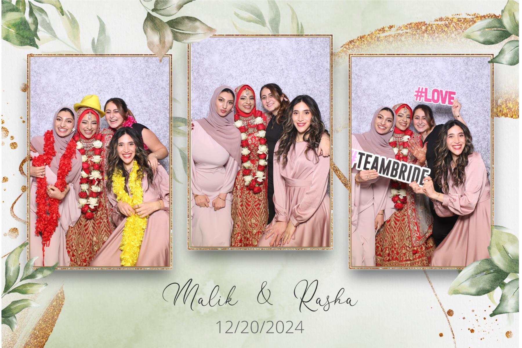 Malik & Rasha | View more photos from the event at gallery.myselfiemirror.ca/u/romanmyselfiemirrorca/Malik-Rasha