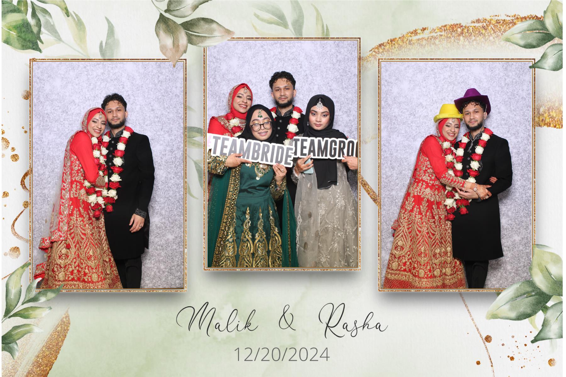 Malik & Rasha | View more photos from the event at gallery.myselfiemirror.ca/u/romanmyselfiemirrorca/Malik-Rasha