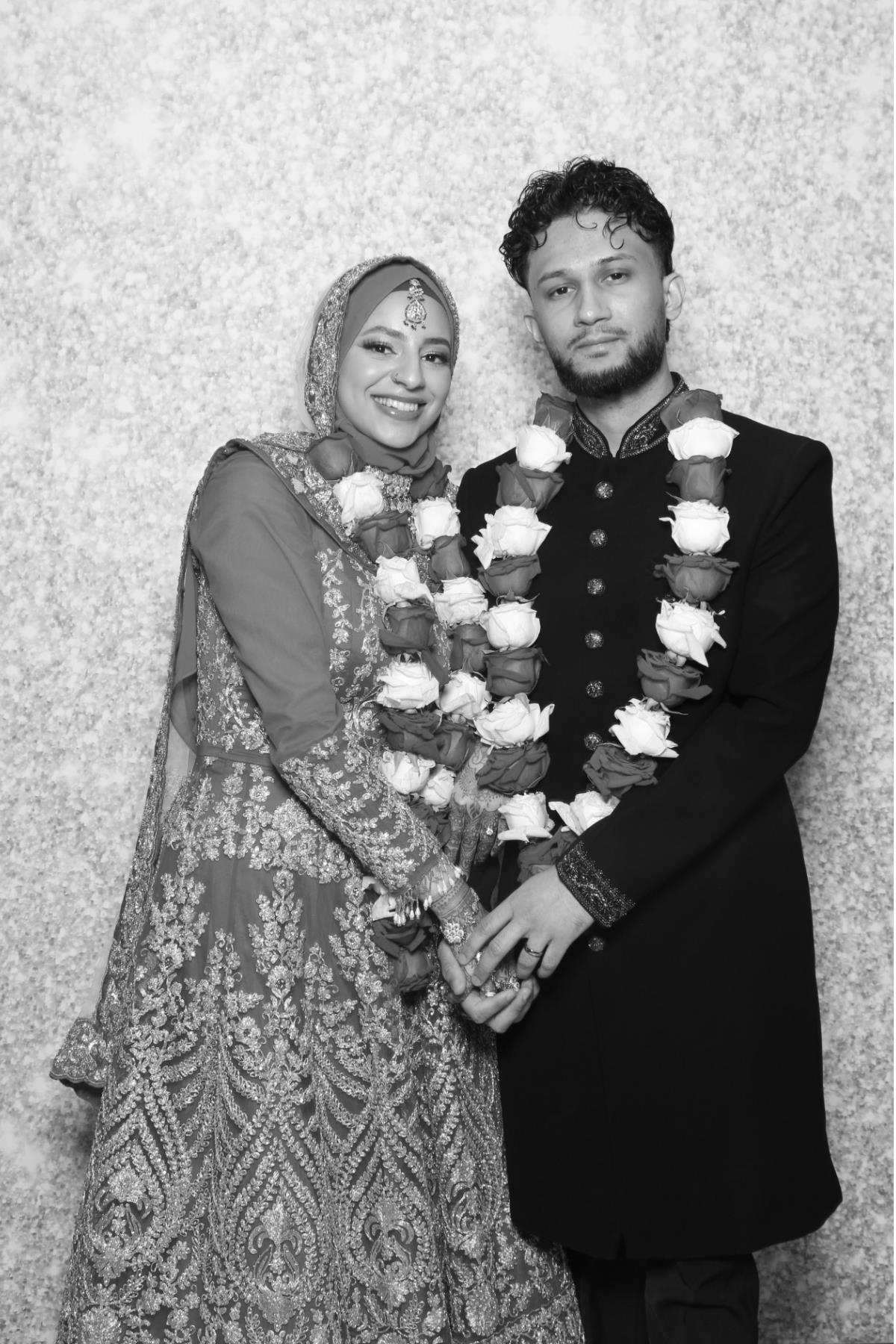 Malik & Rasha | View more photos from the event at gallery.myselfiemirror.ca/u/romanmyselfiemirrorca/Malik-Rasha